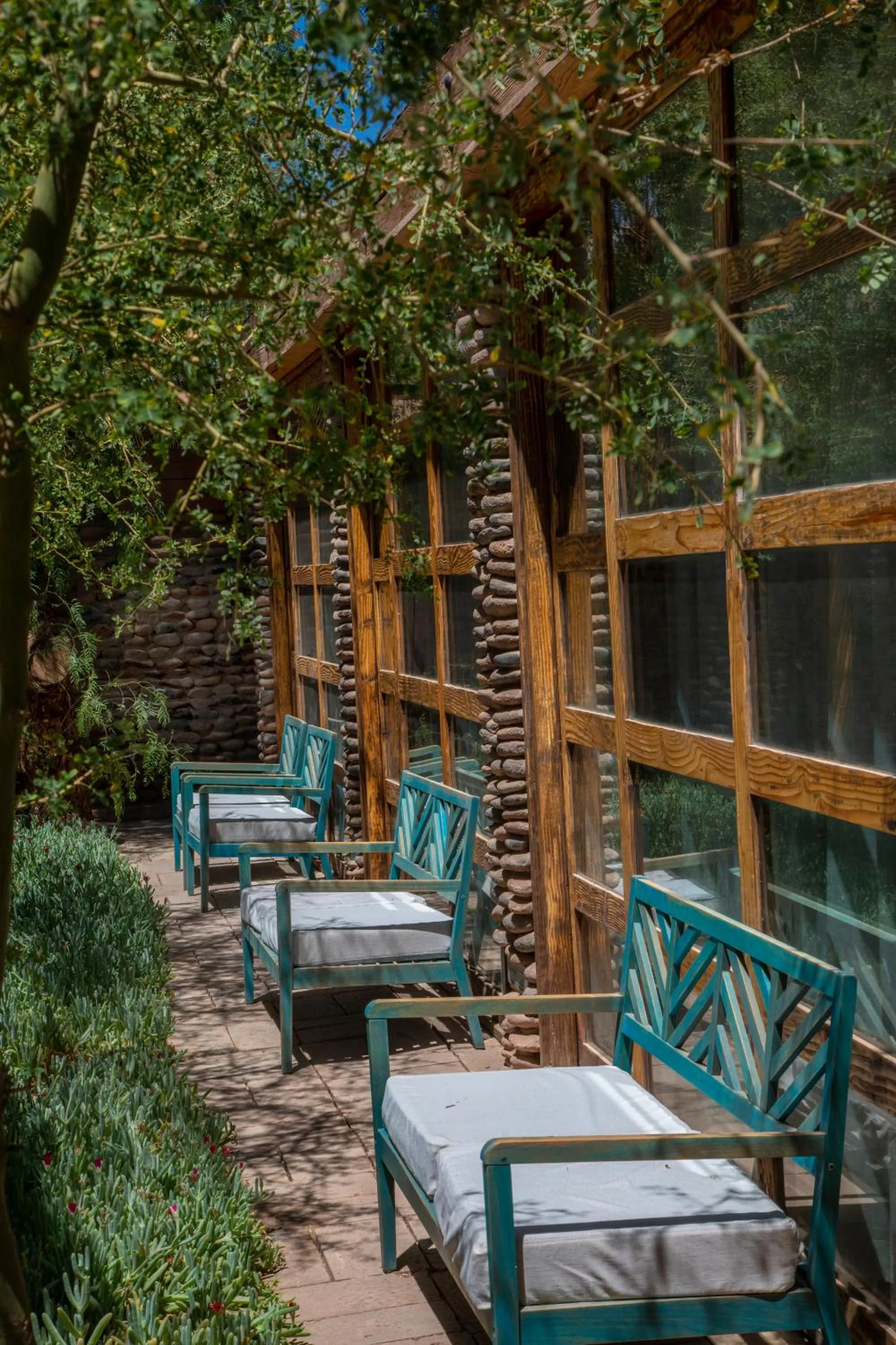 Patio in Terrantai Lodge