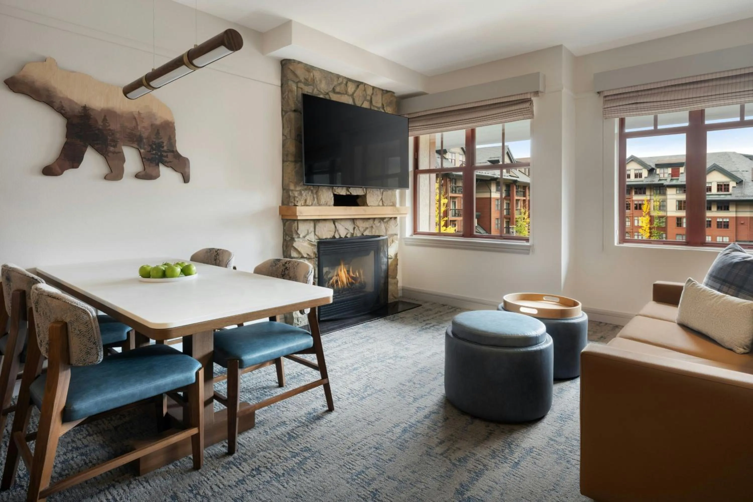 Living room in Marriott's Timber Lodge