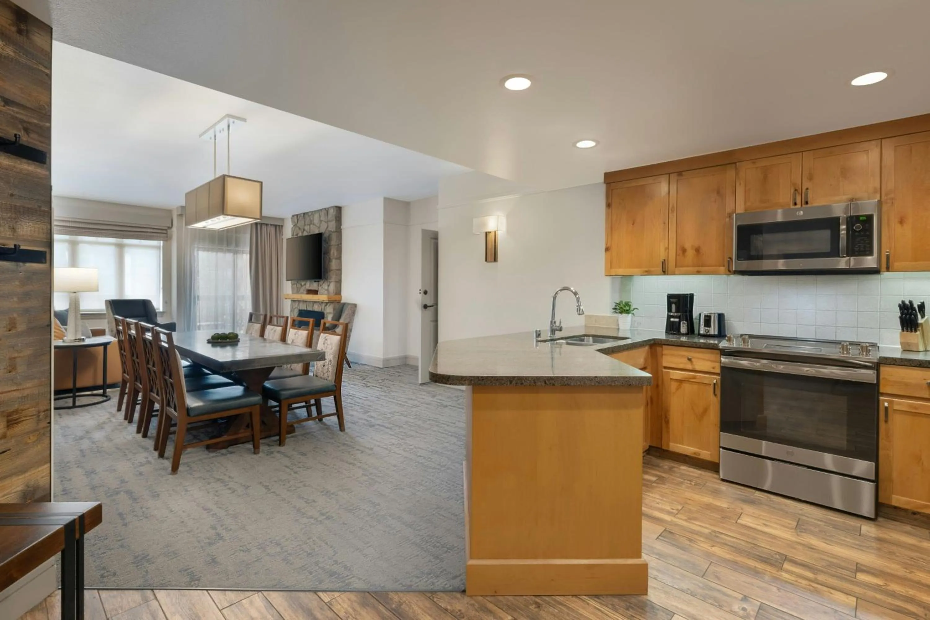 Living room in Marriott's Timber Lodge