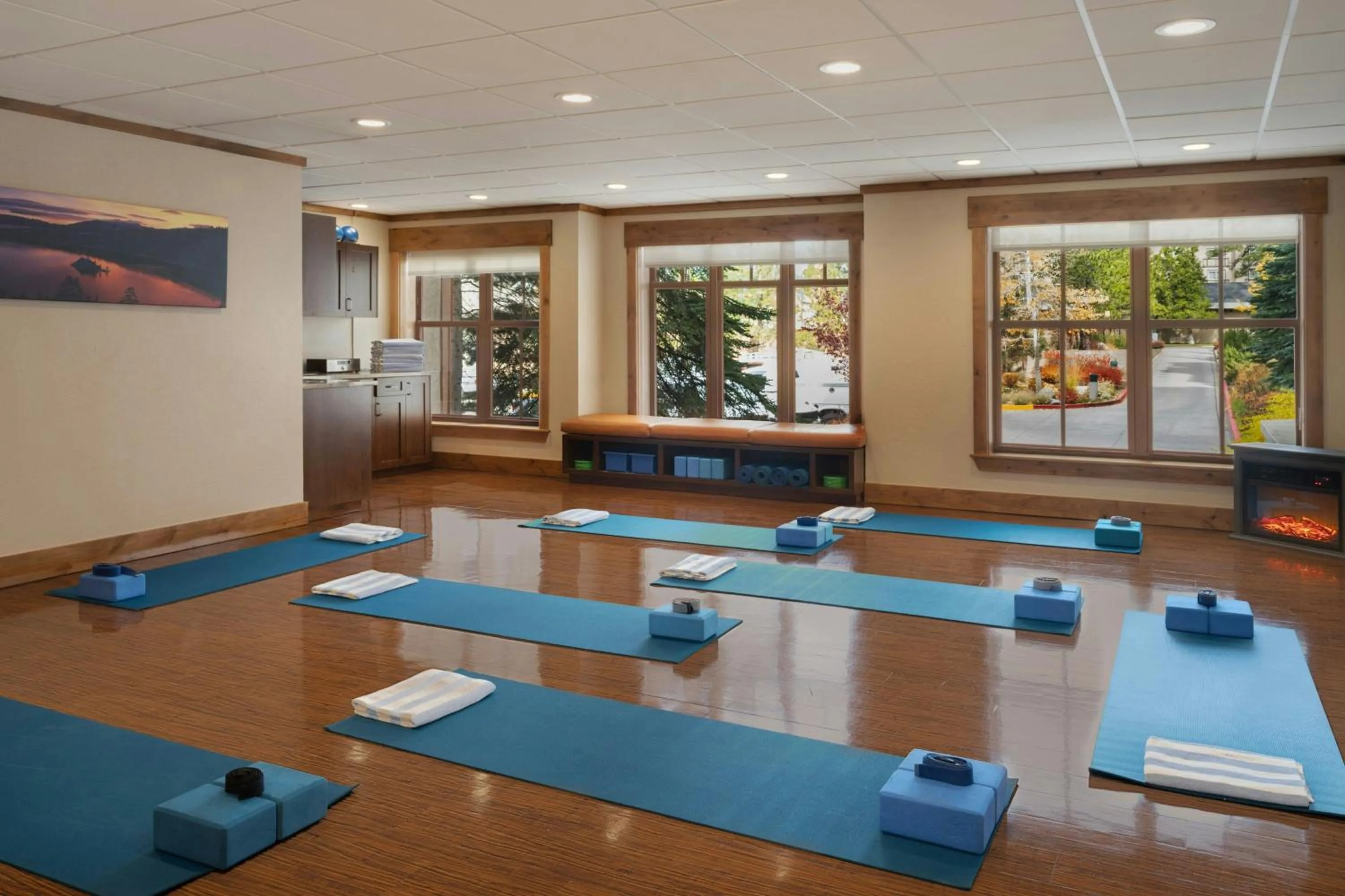 Fitness centre/facilities in Marriott's Timber Lodge