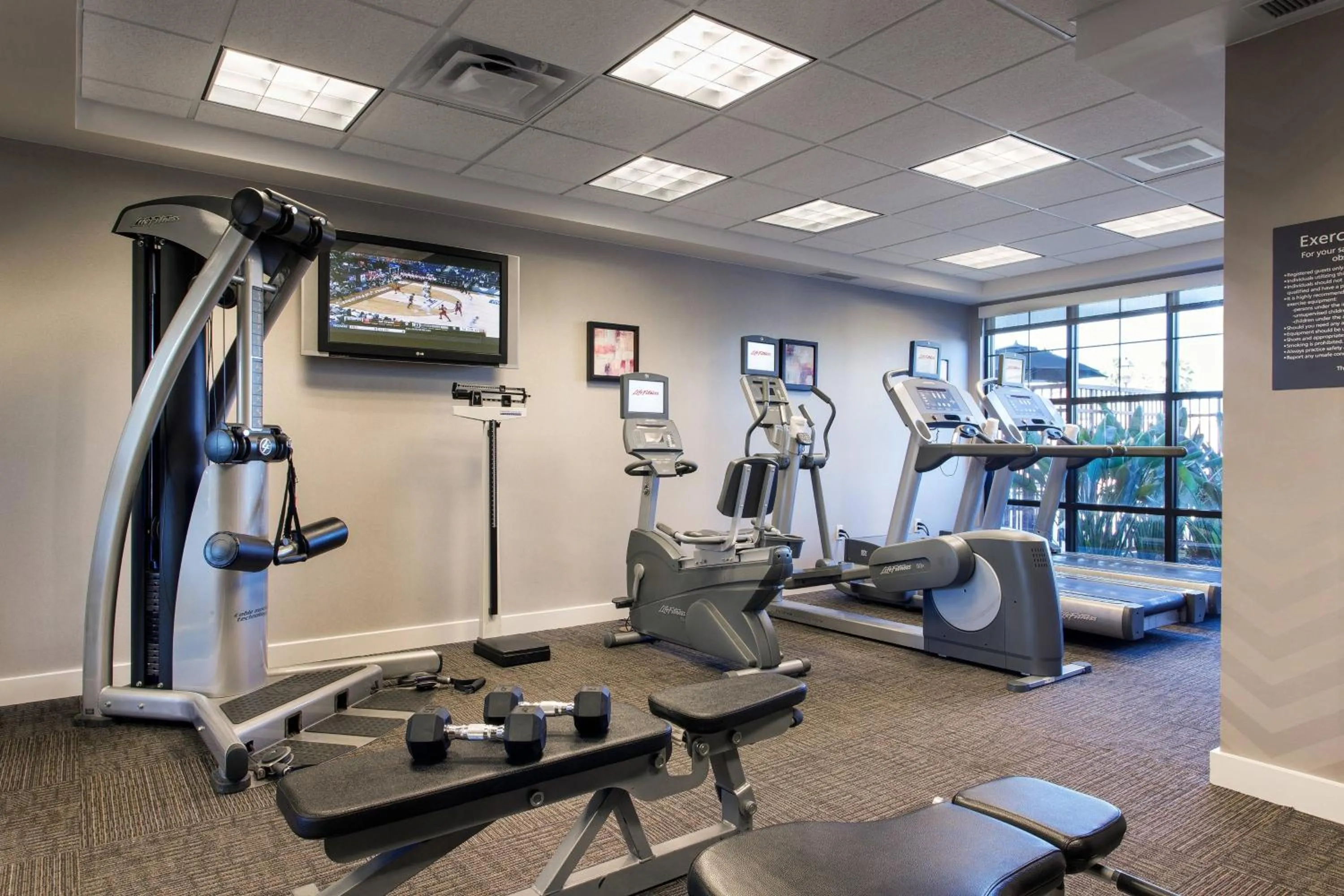 Fitness centre/facilities in Residence Inn San Diego Oceanside