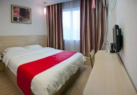 Bed in Thank Inn Chain Shandong Zaozhuang Taierzhuang Gucheng Development Area Rapid Bus Station