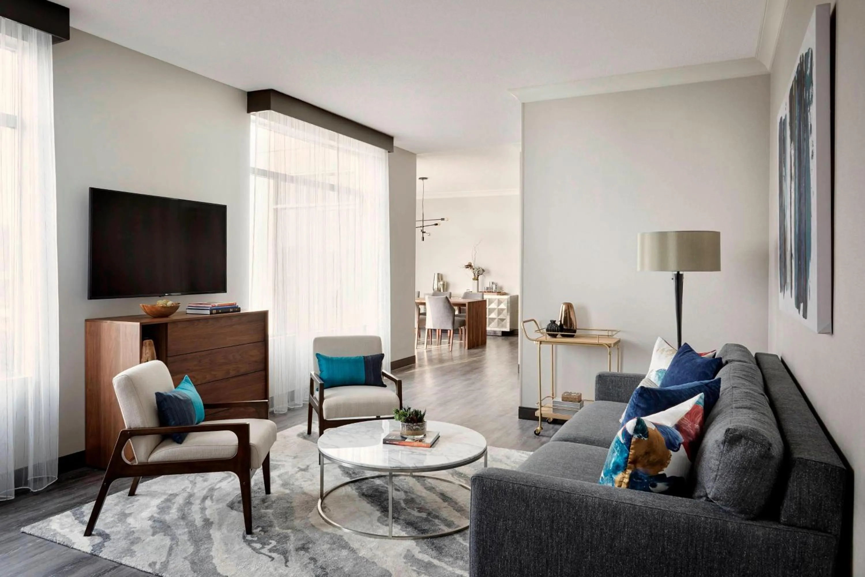 Living room in Seattle Marriott Redmond