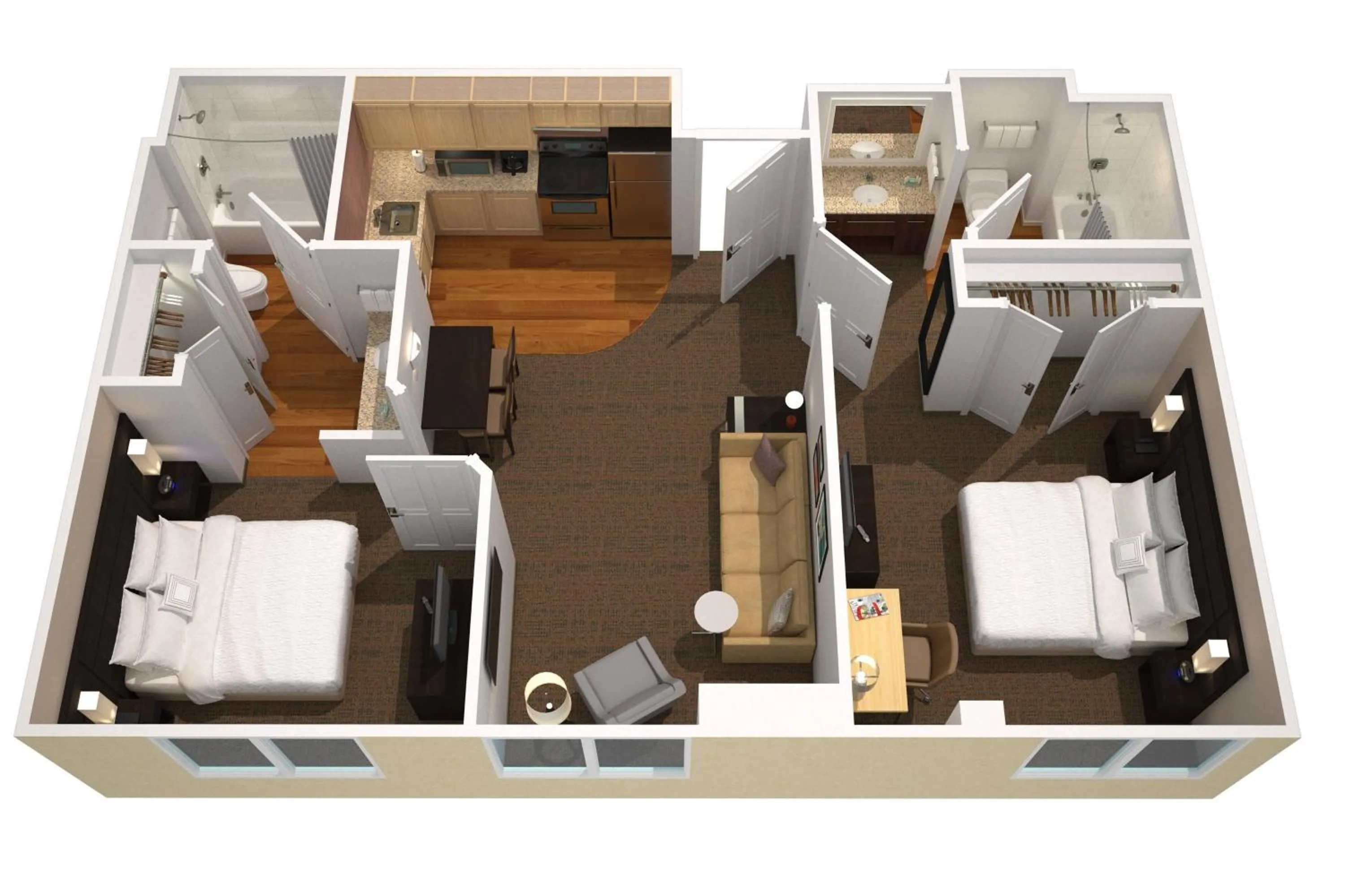 Bedroom in Residence Inn Seattle East/Redmond