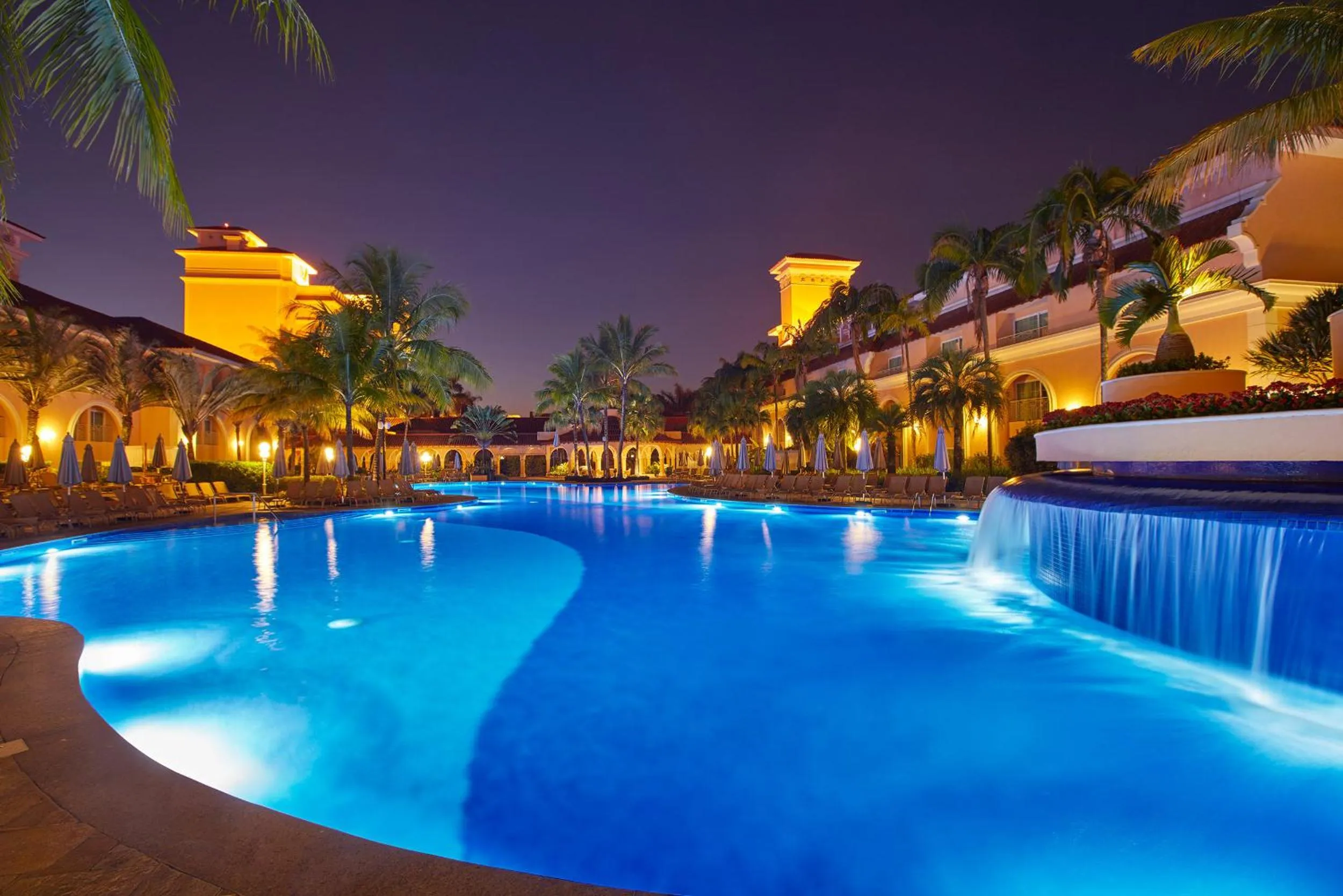 Night in Royal Palm Plaza Resort