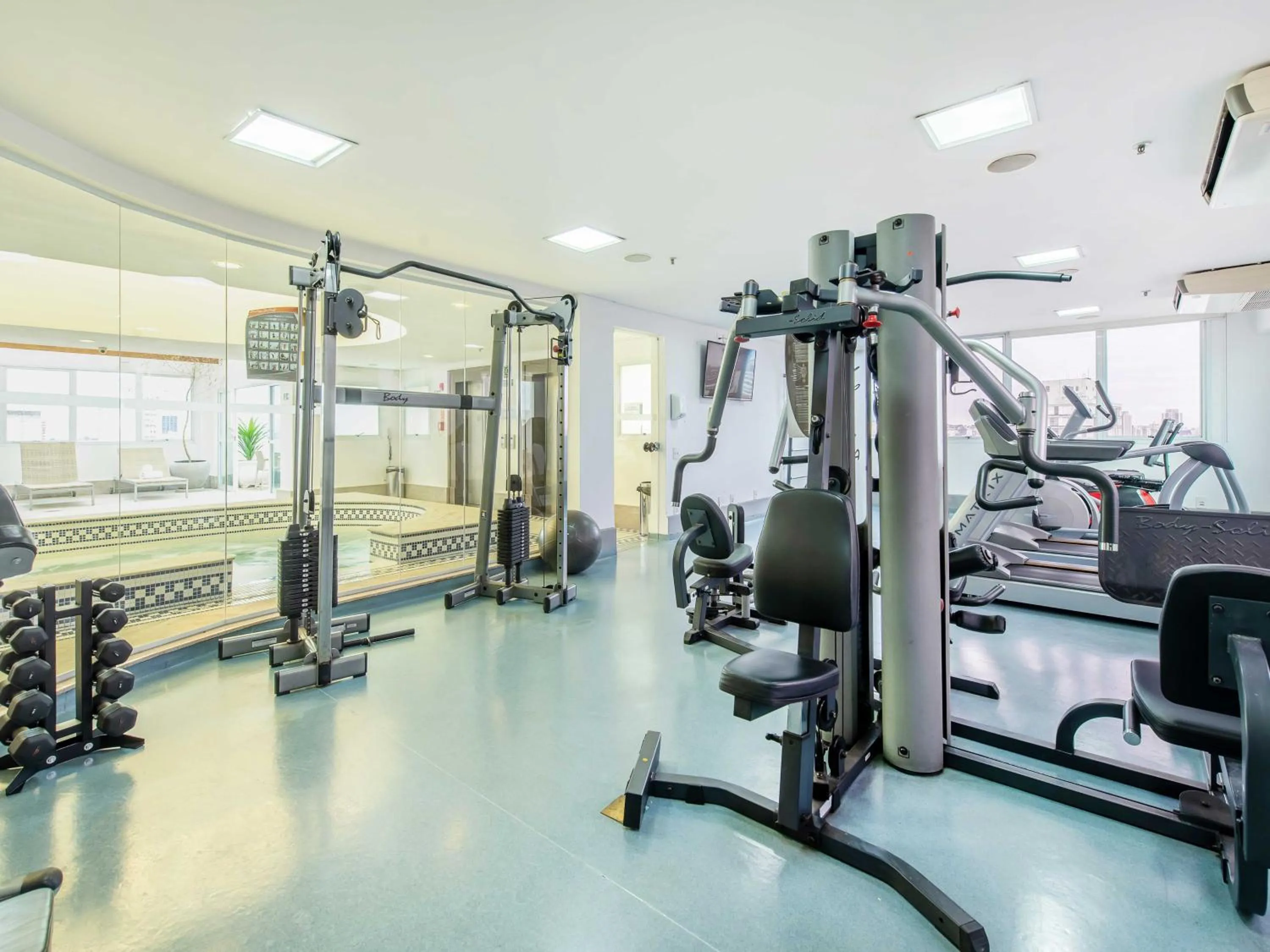 Fitness centre/facilities in Hotel Cassino Tower Campinas Cambuí By Nacional Inn