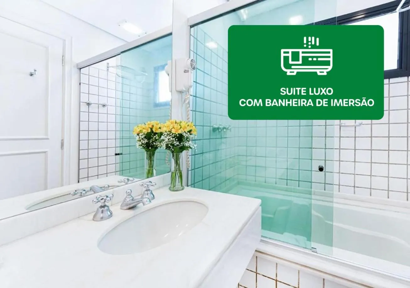 Bathroom in Hotel Nacional Inn Cambuí Campinas Residence