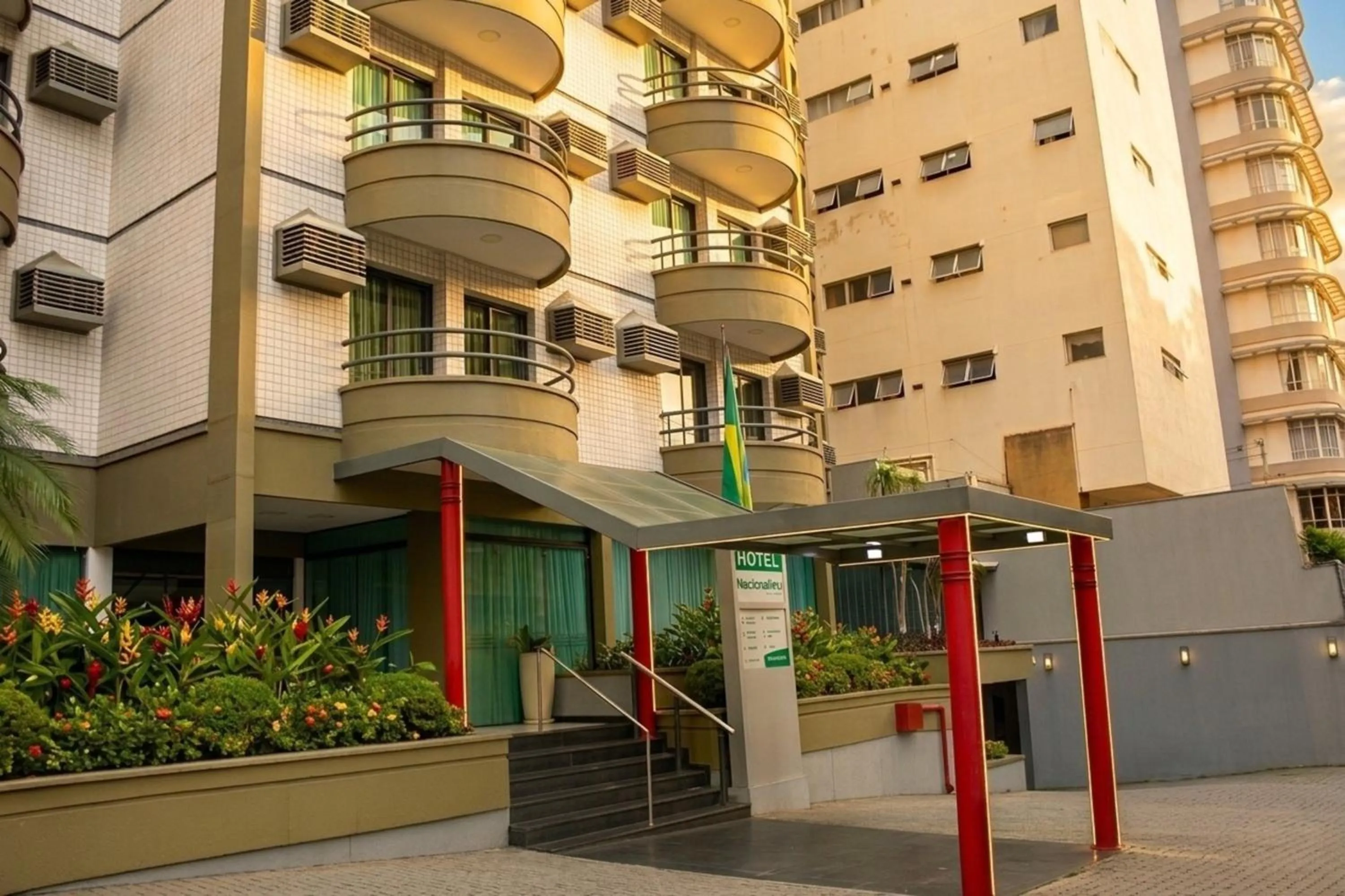 Facade/entrance in Hotel Nacional Inn Cambuí Campinas Residence