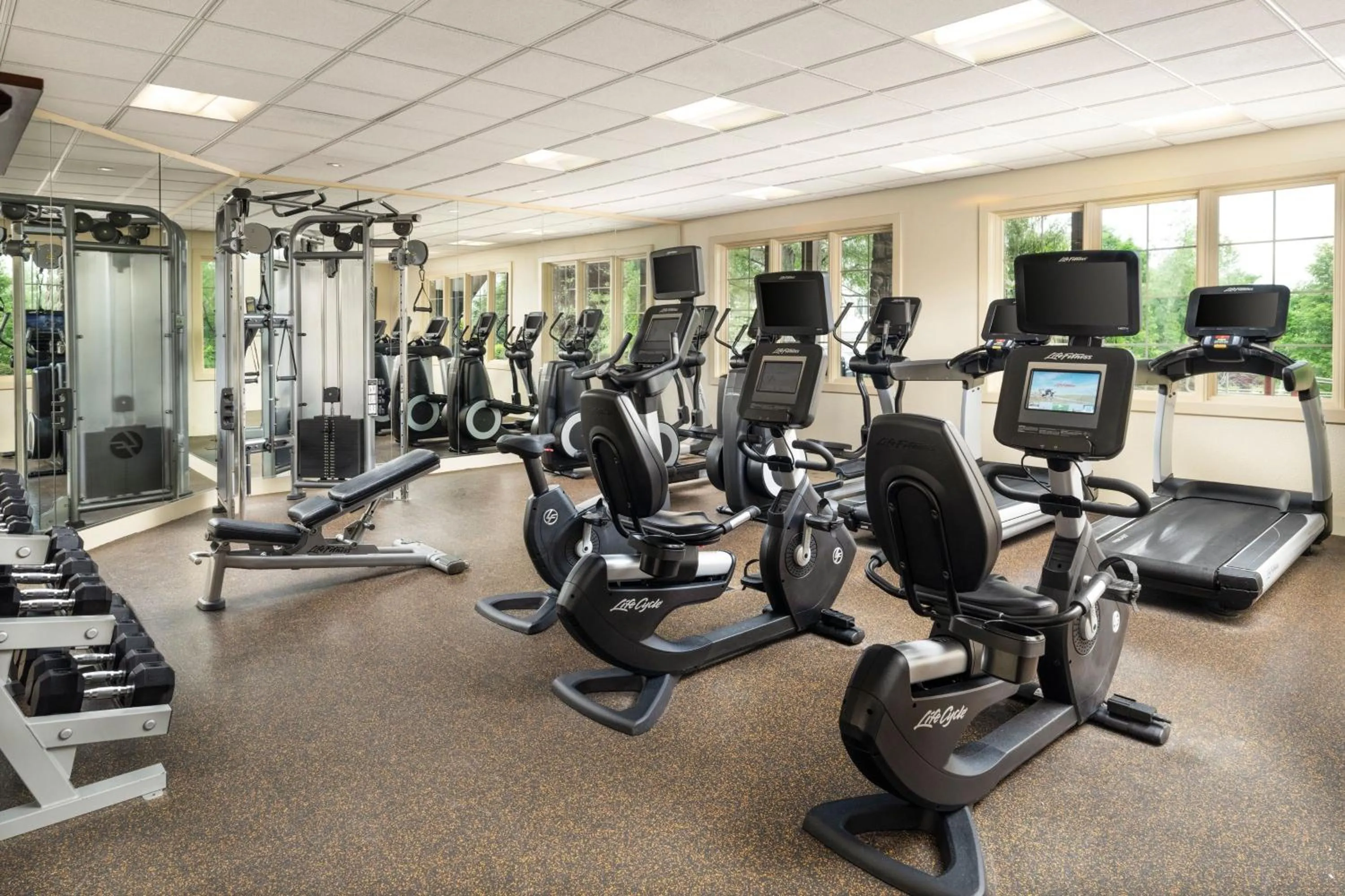 Fitness centre/facilities in Marriott's Willow Ridge Lodge