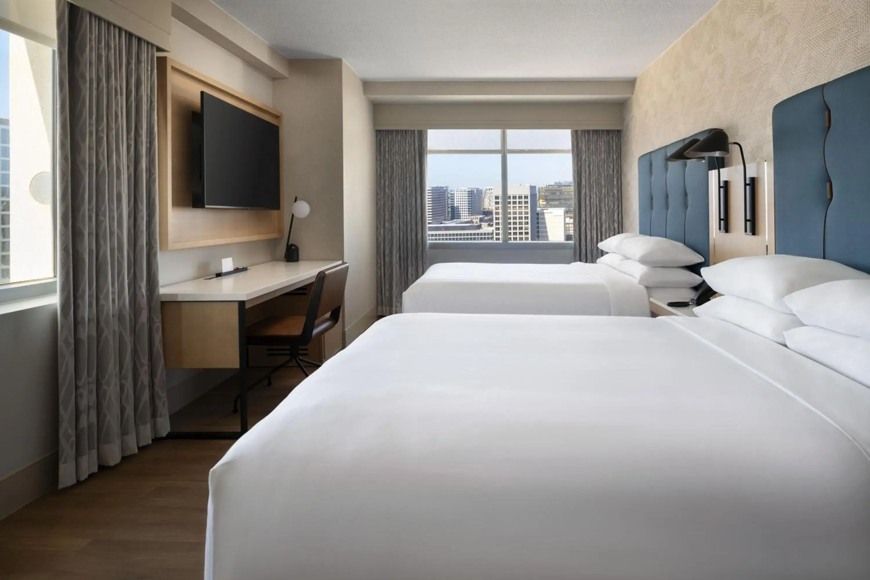 City View Guest Room, 2 Queen Beds in San Jose Marriott City View Guest Room, 2 Queen Beds in San Jose Marriott