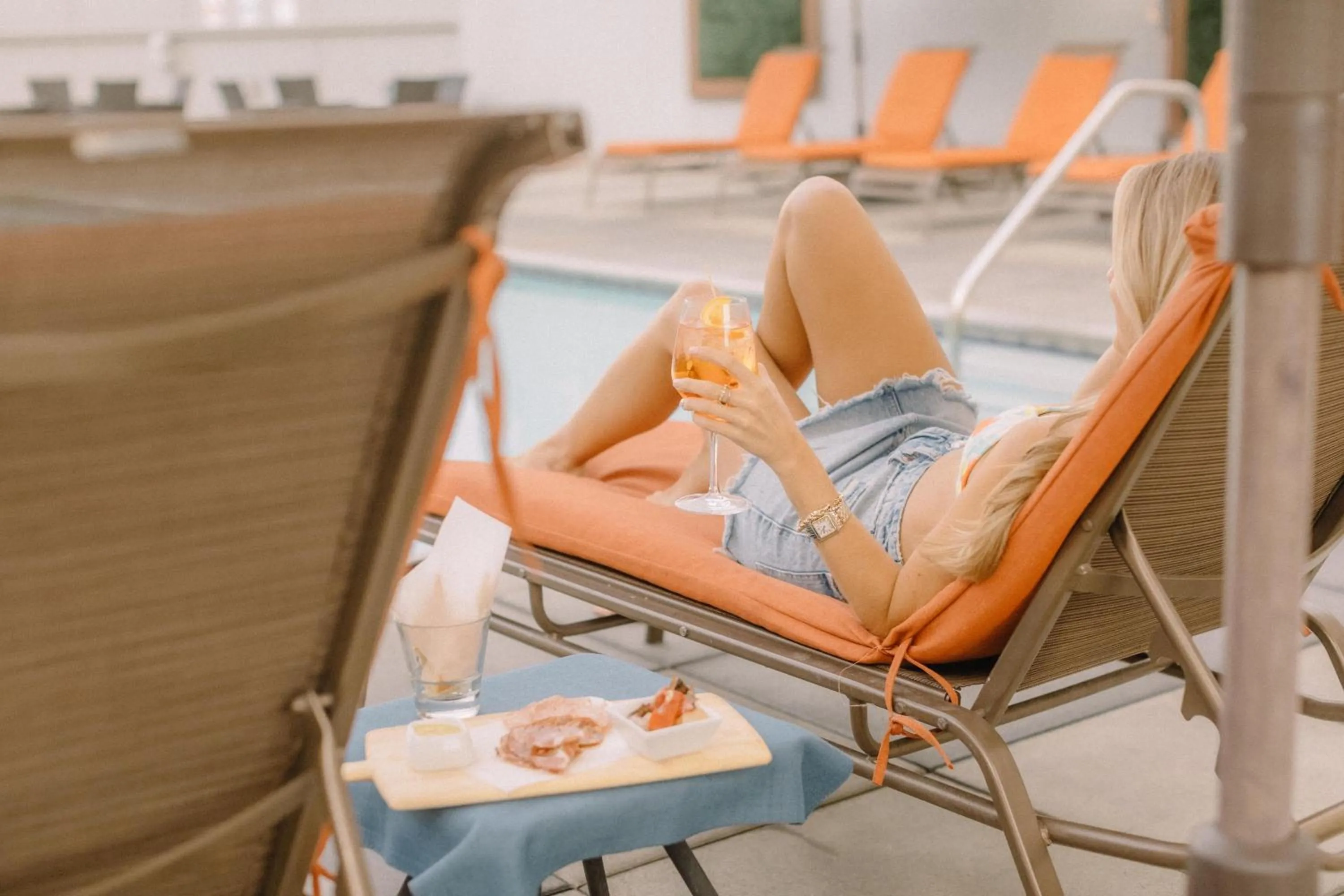 Swimming pool in San Jose Marriott