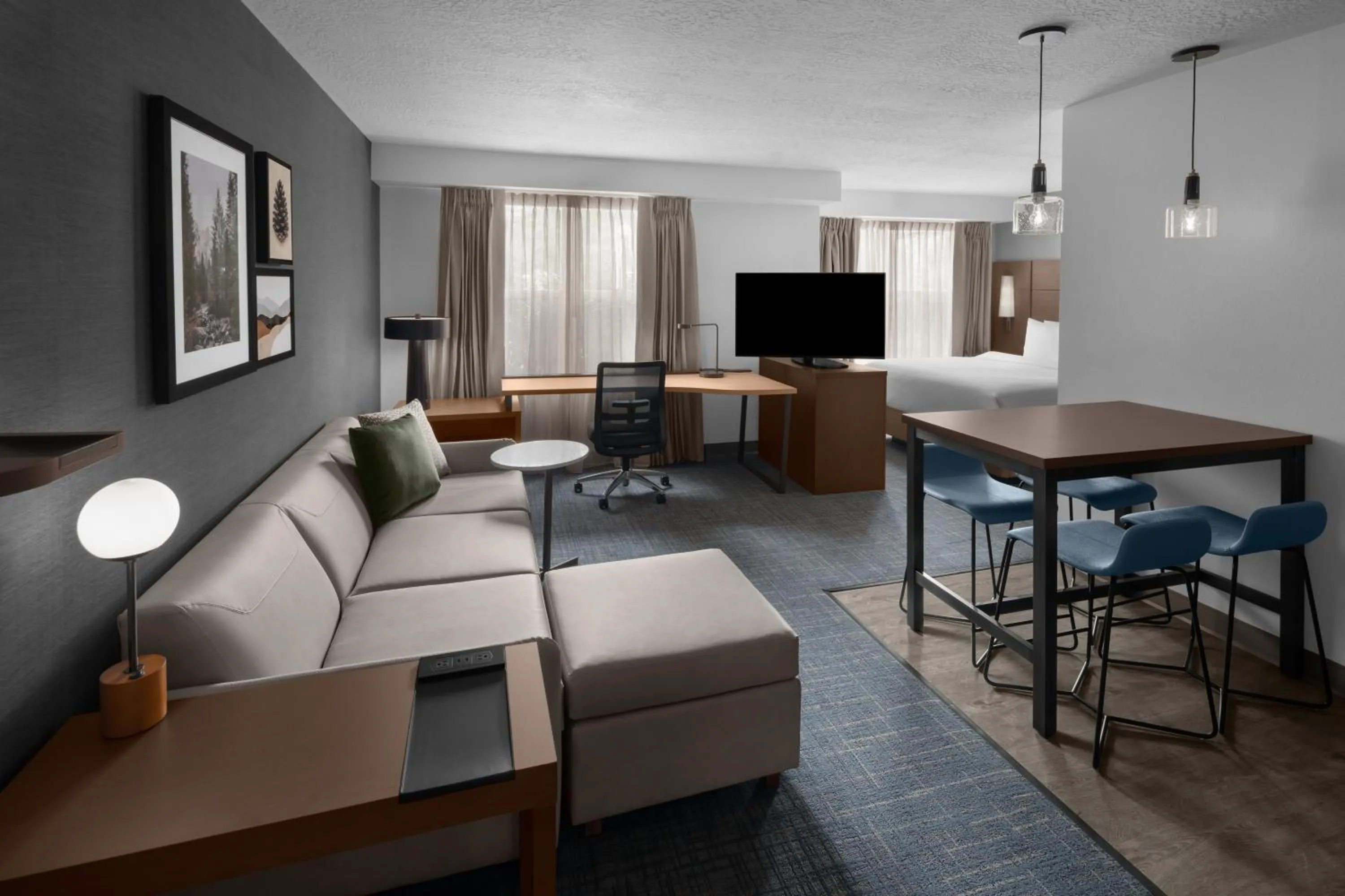 Living room in Residence Inn Salt Lake City Cottonwood