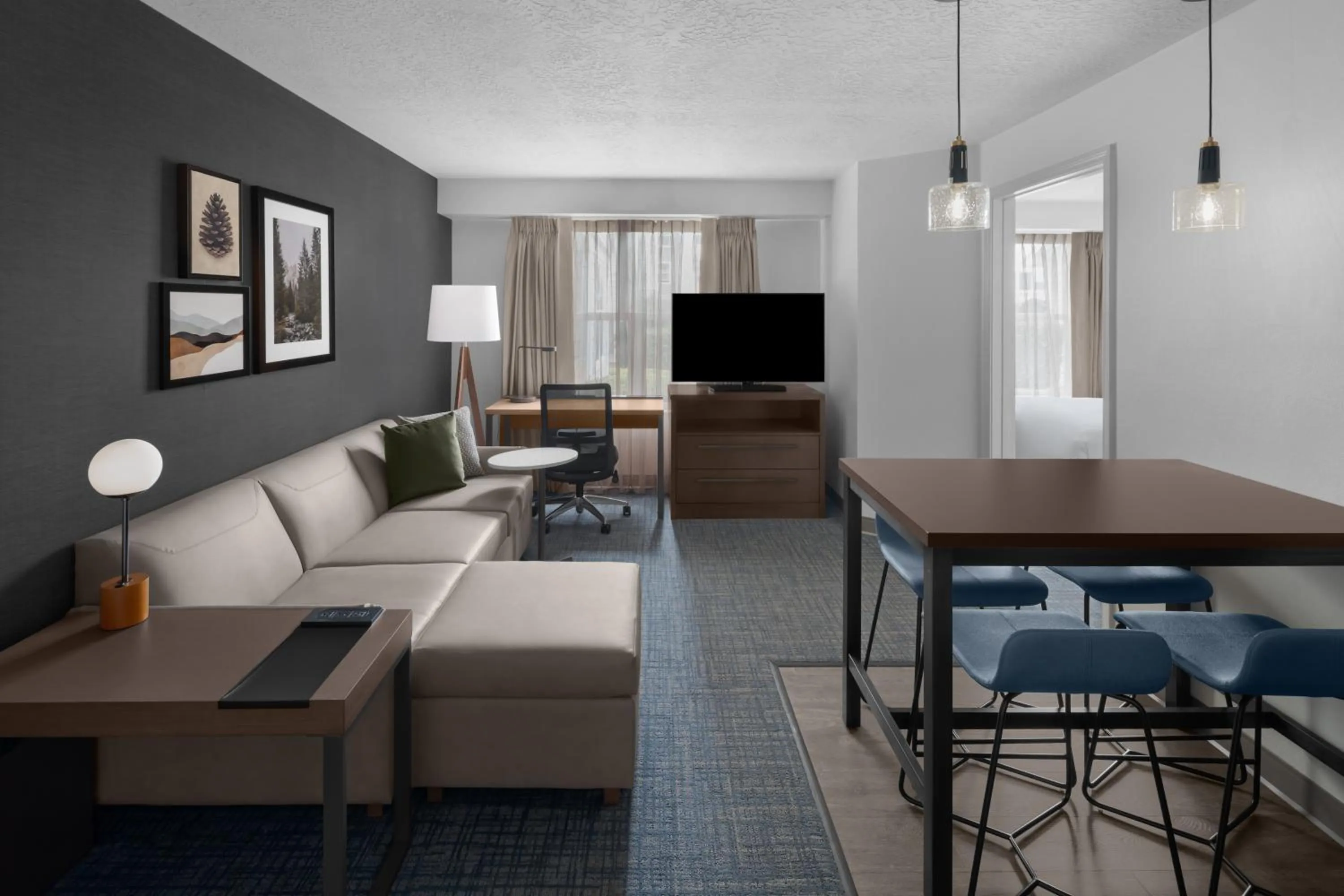 Living room in Residence Inn Salt Lake City Cottonwood