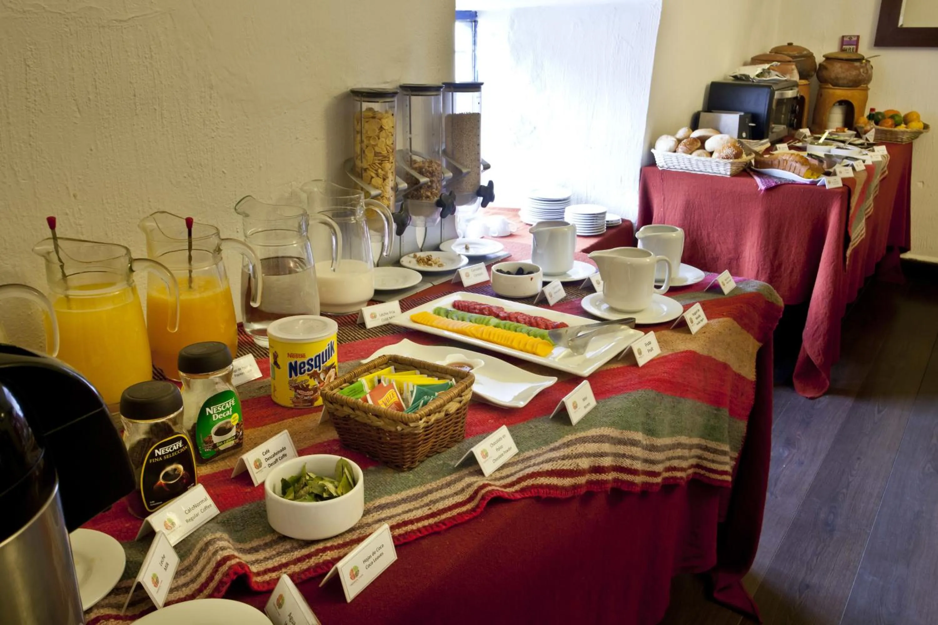 Buffet breakfast in Tierra Viva Cusco Saphi Hotel