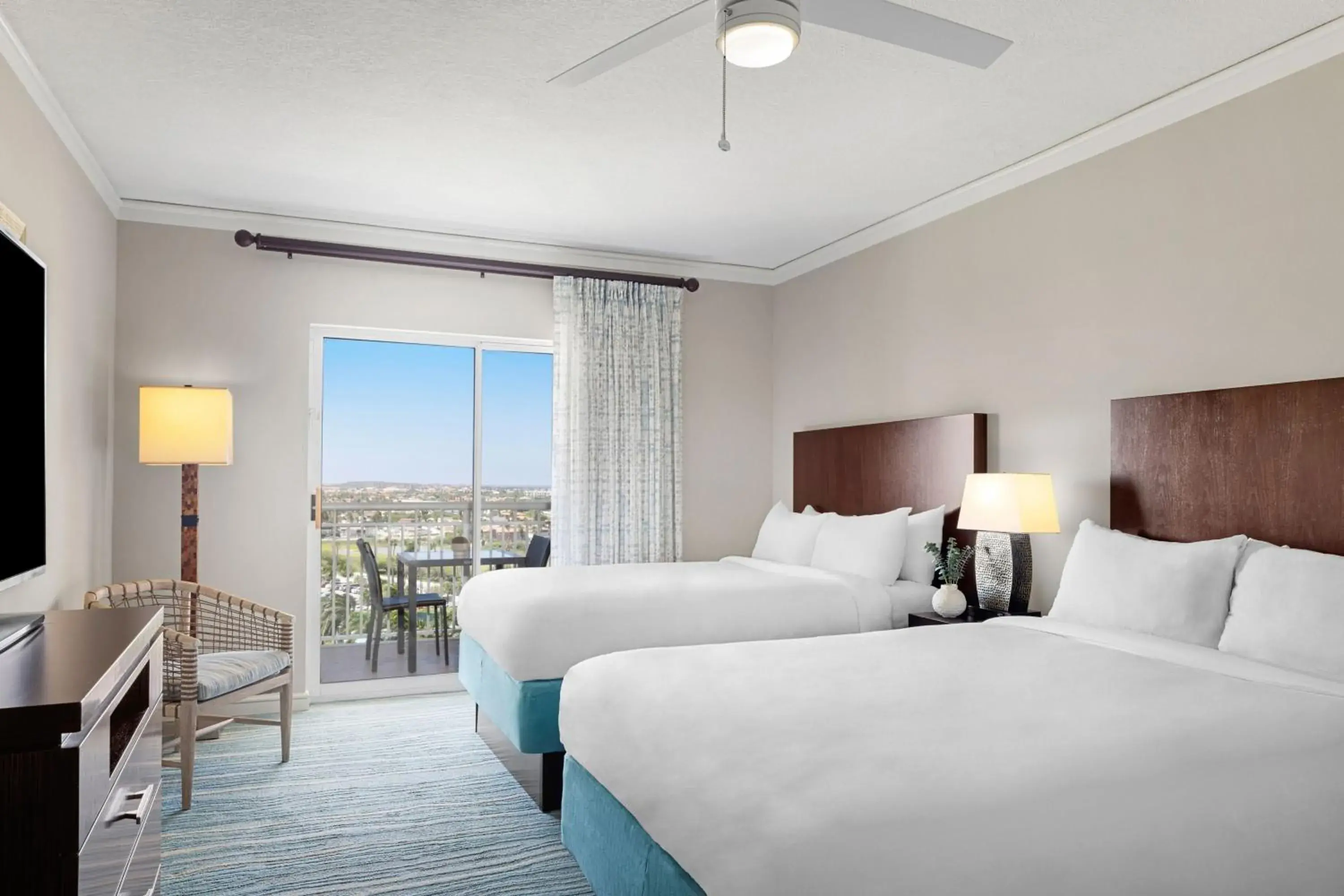 Bedroom, Bed in Marriott's Aruba Surf Club Bedroom, Bed in Marriott's Aruba Surf Club