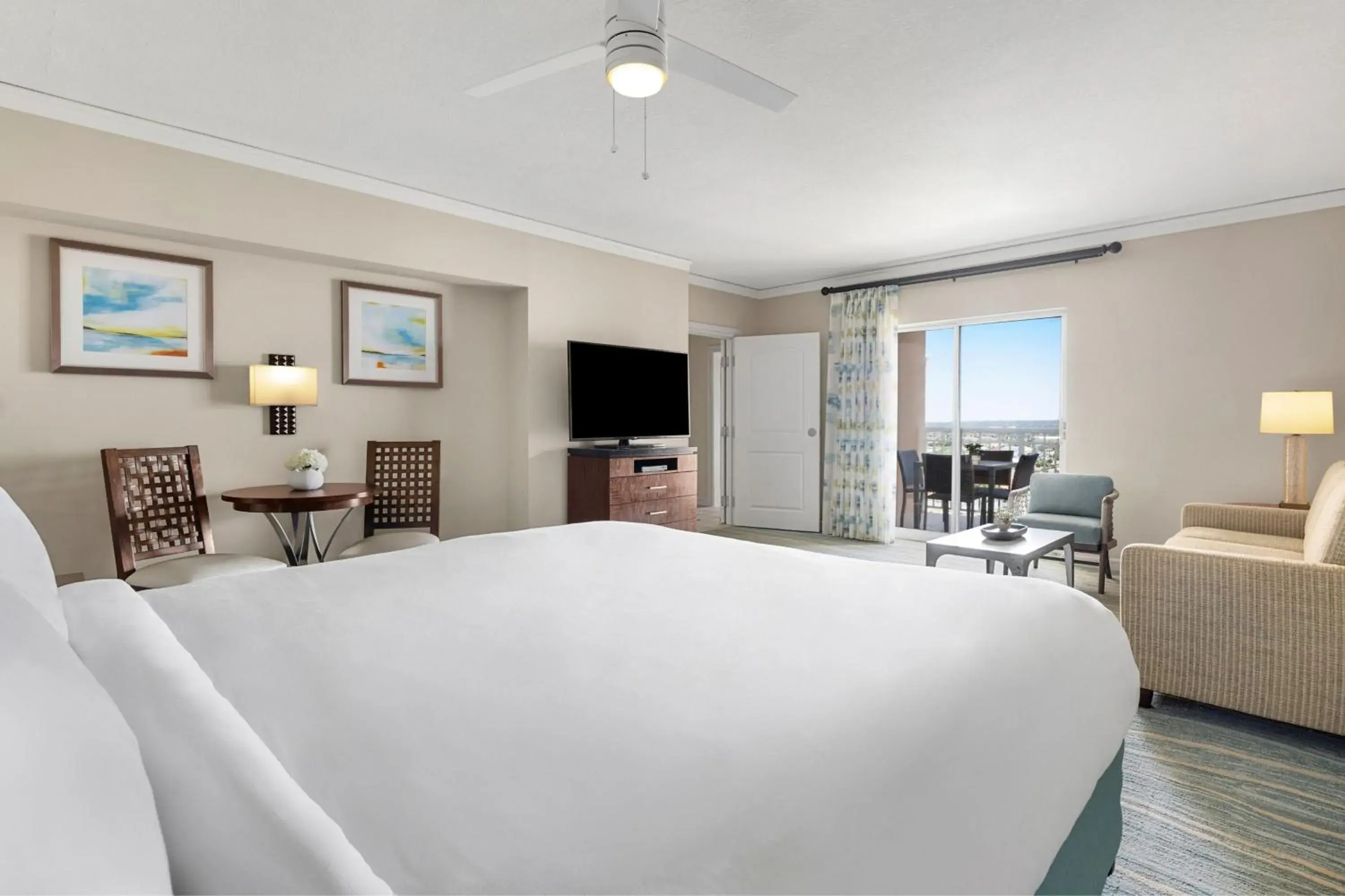 Bedroom, Bed in Marriott's Aruba Surf Club Bedroom, Bed in Marriott's Aruba Surf Club