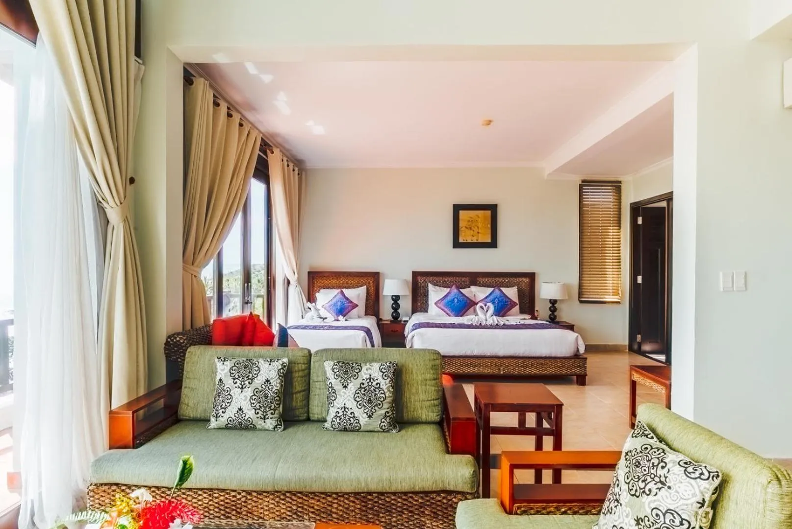 Bedroom, Bed in Lotus Muine Resort & Spa