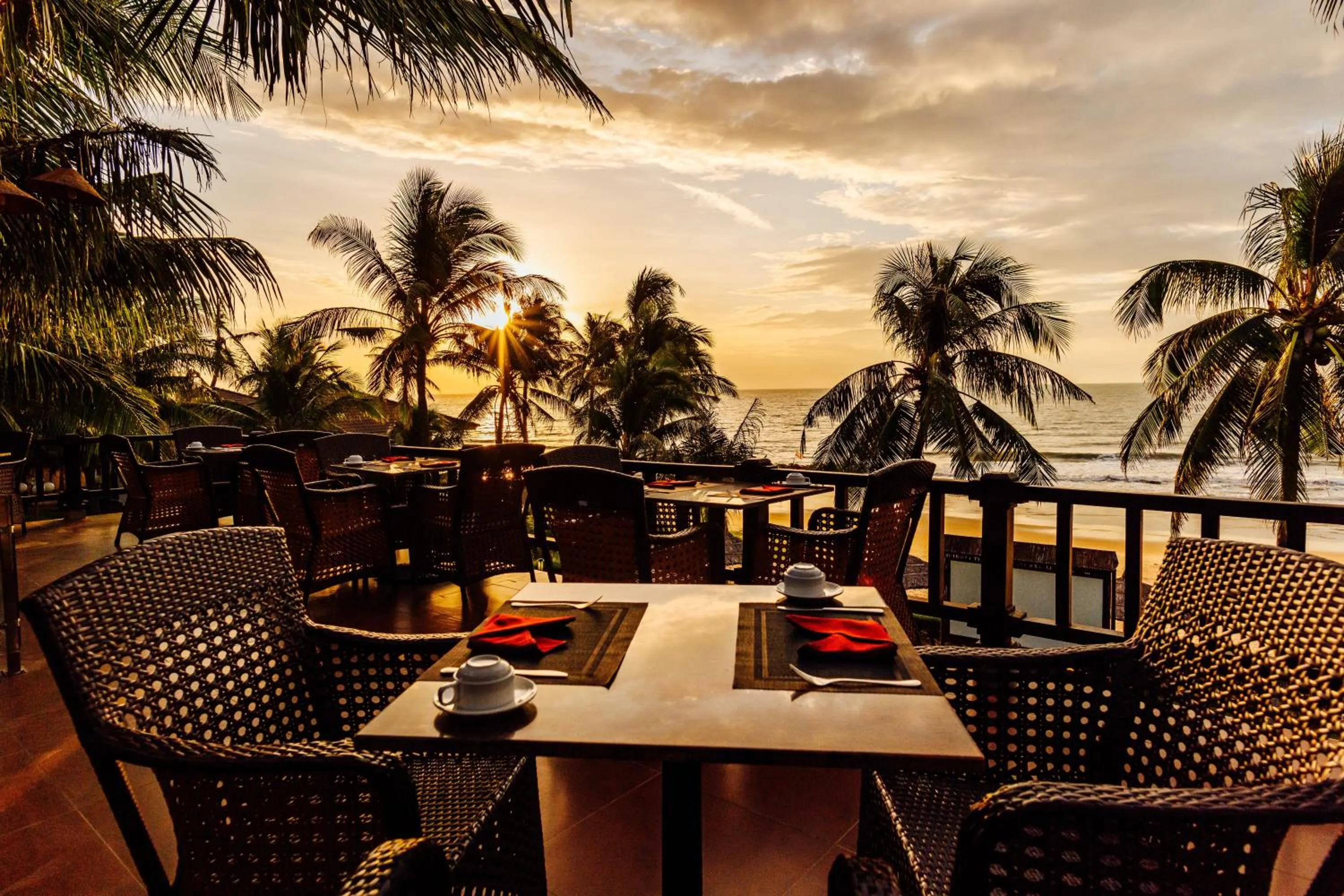 Patio in Lotus Muine Resort & Spa