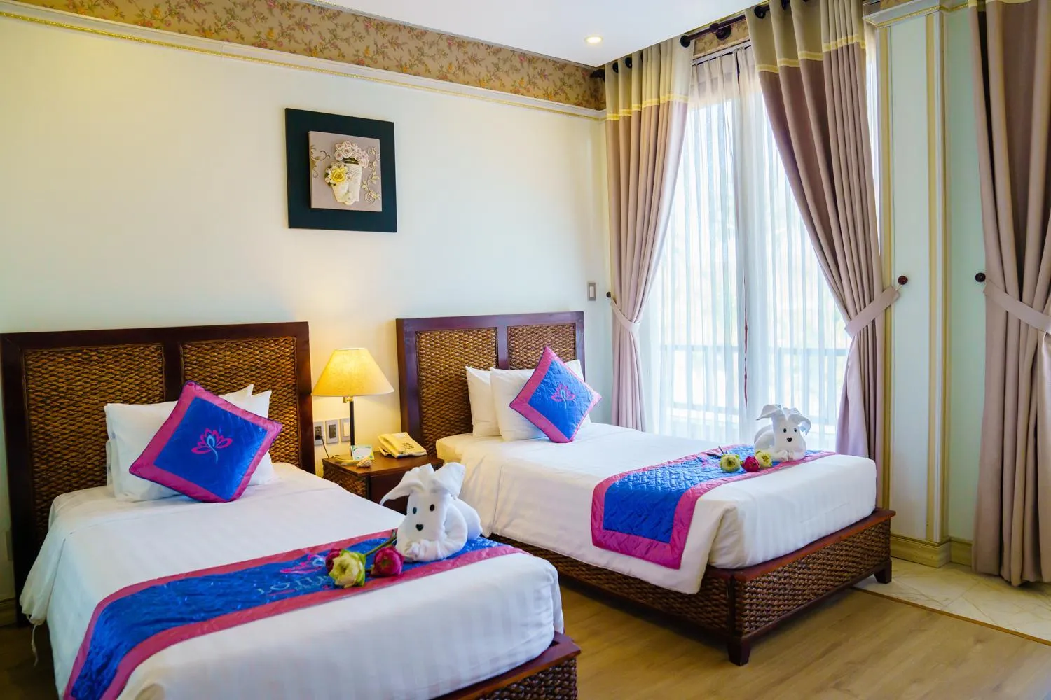 Bedroom, Bed in Lotus Muine Resort & Spa