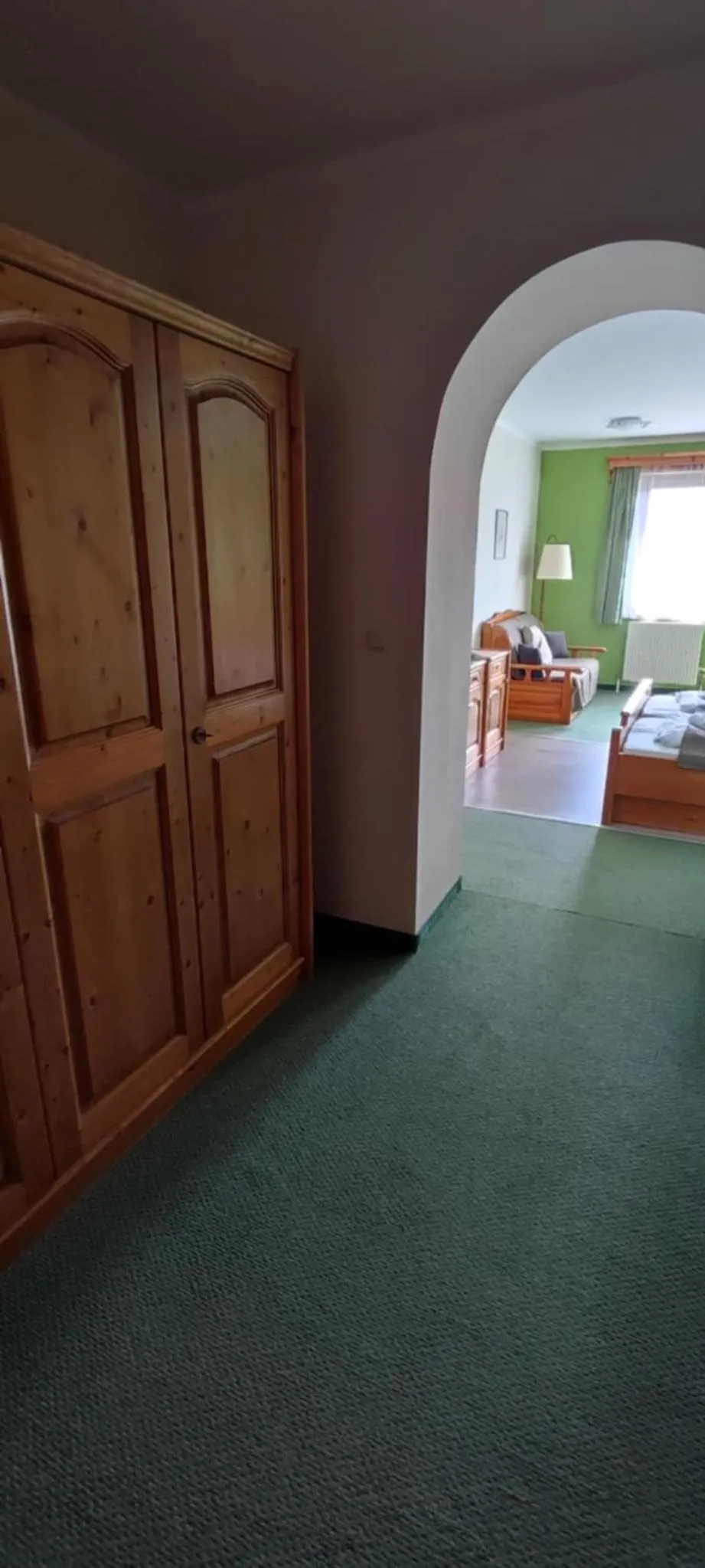 Bed in Hotel Aquamarin