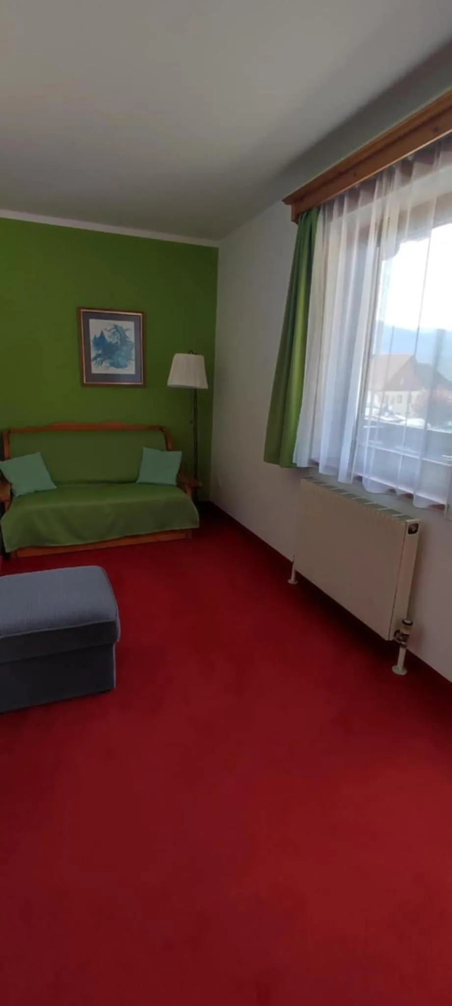 Bed in Hotel Aquamarin