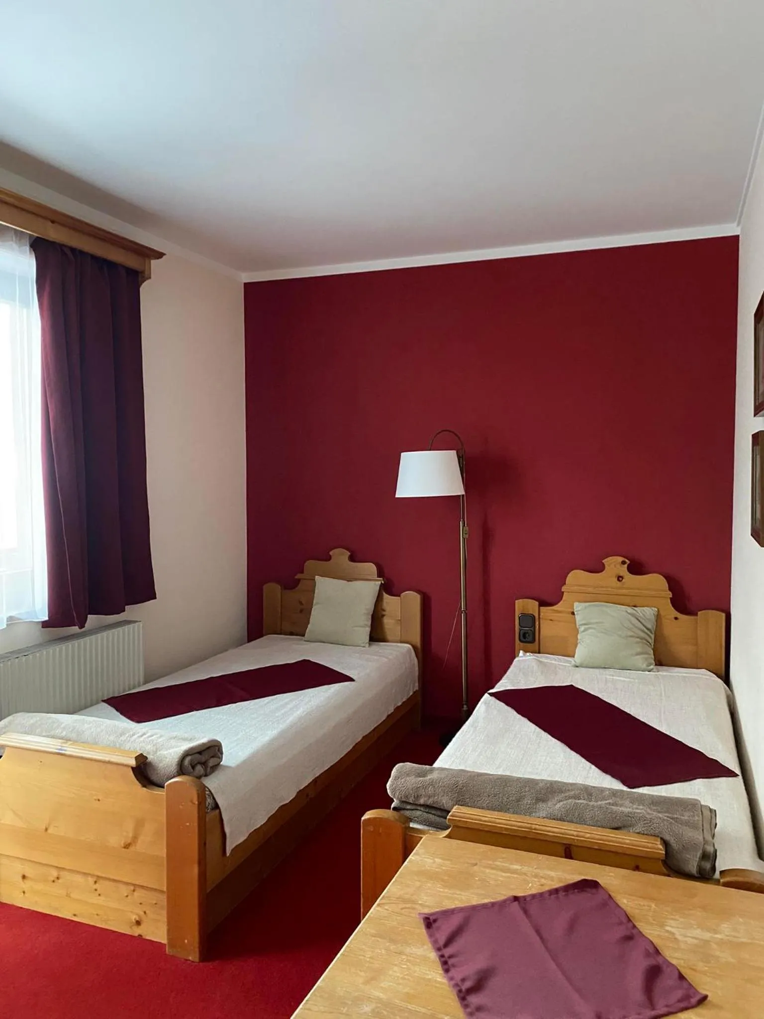 Bed in Hotel Aquamarin