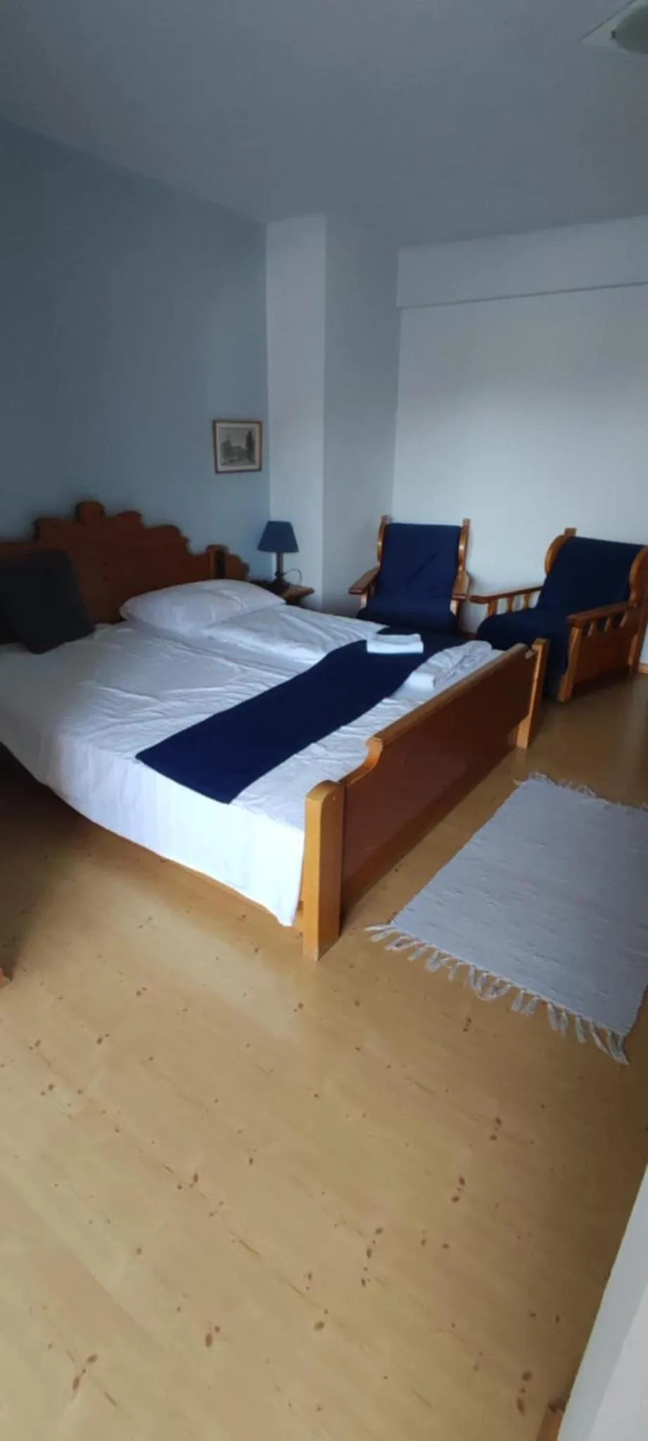 Bed in Hotel Aquamarin