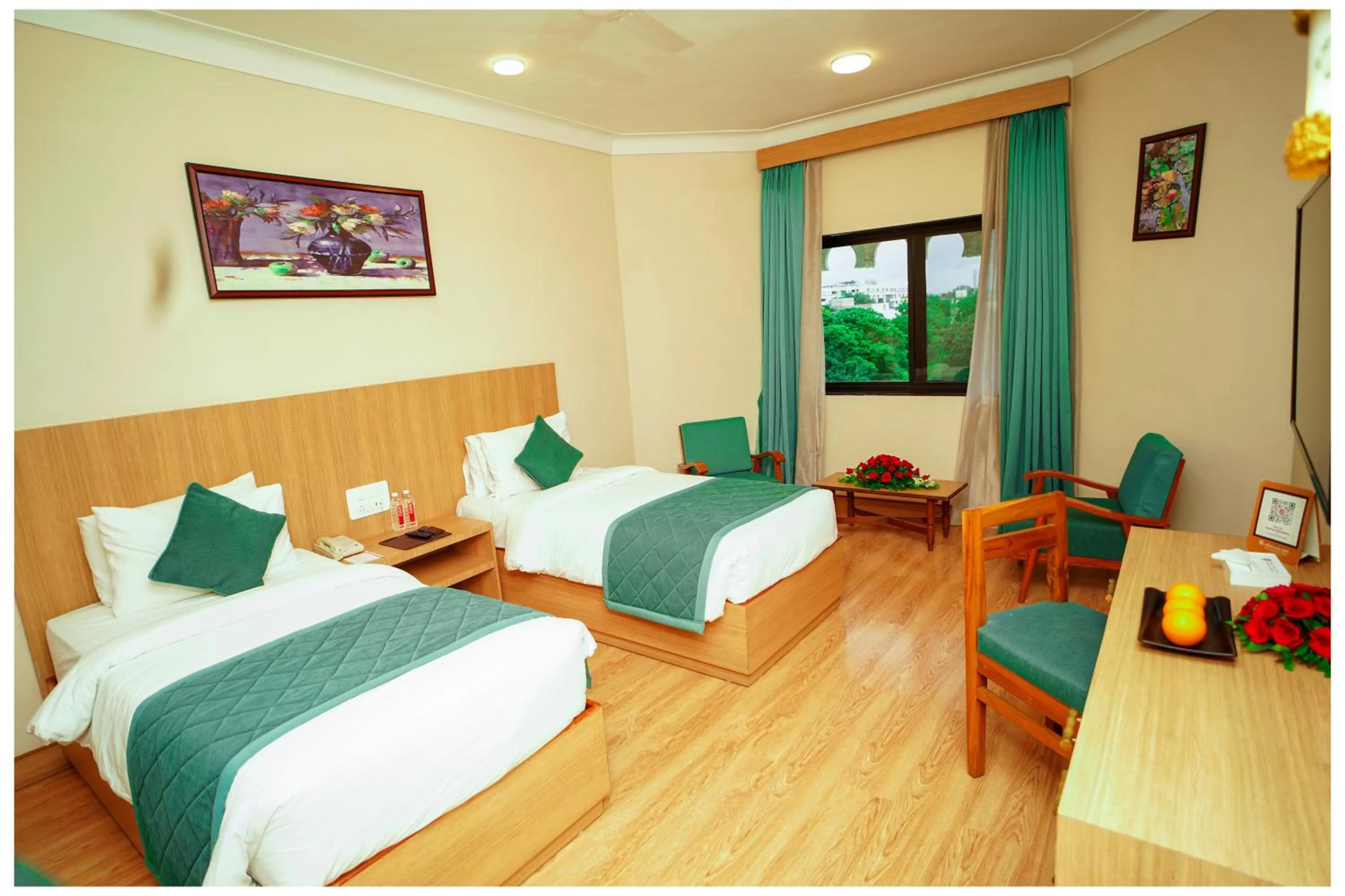 Bed in Ambassador Ajanta Hotel, Aurangabad