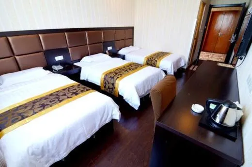Bed in JUNYI Hotel Shaanxi Xi'an North 3rd Ring Daminggong Building Materials Market