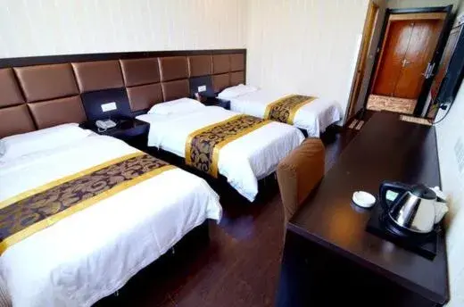 Bed in JUNYI Hotel Shaanxi Xi'an North 3rd Ring Daminggong Building Materials Market Bed in JUNYI Hotel Shaanxi Xi'an North 3rd Ring Daminggong Building Materials Market