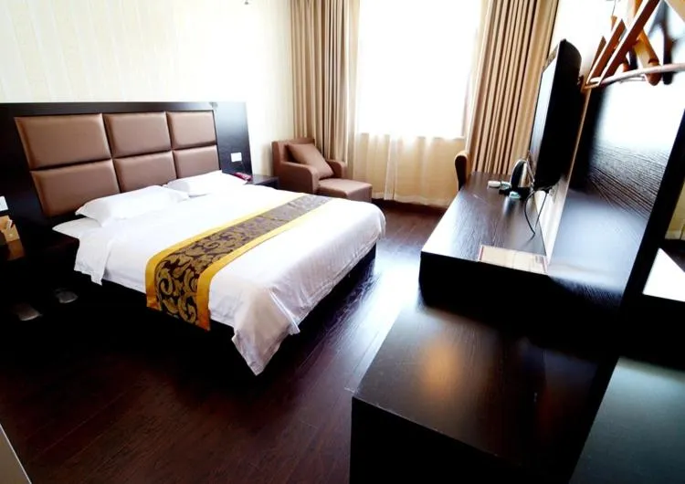 Bed in JUNYI Hotel Shaanxi Xi'an North 3rd Ring Daminggong Building Materials Market