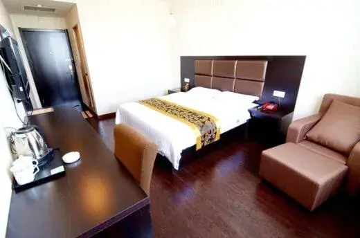 Bed in JUNYI Hotel Shaanxi Xi'an North 3rd Ring Daminggong Building Materials Market Bed in JUNYI Hotel Shaanxi Xi'an North 3rd Ring Daminggong Building Materials Market