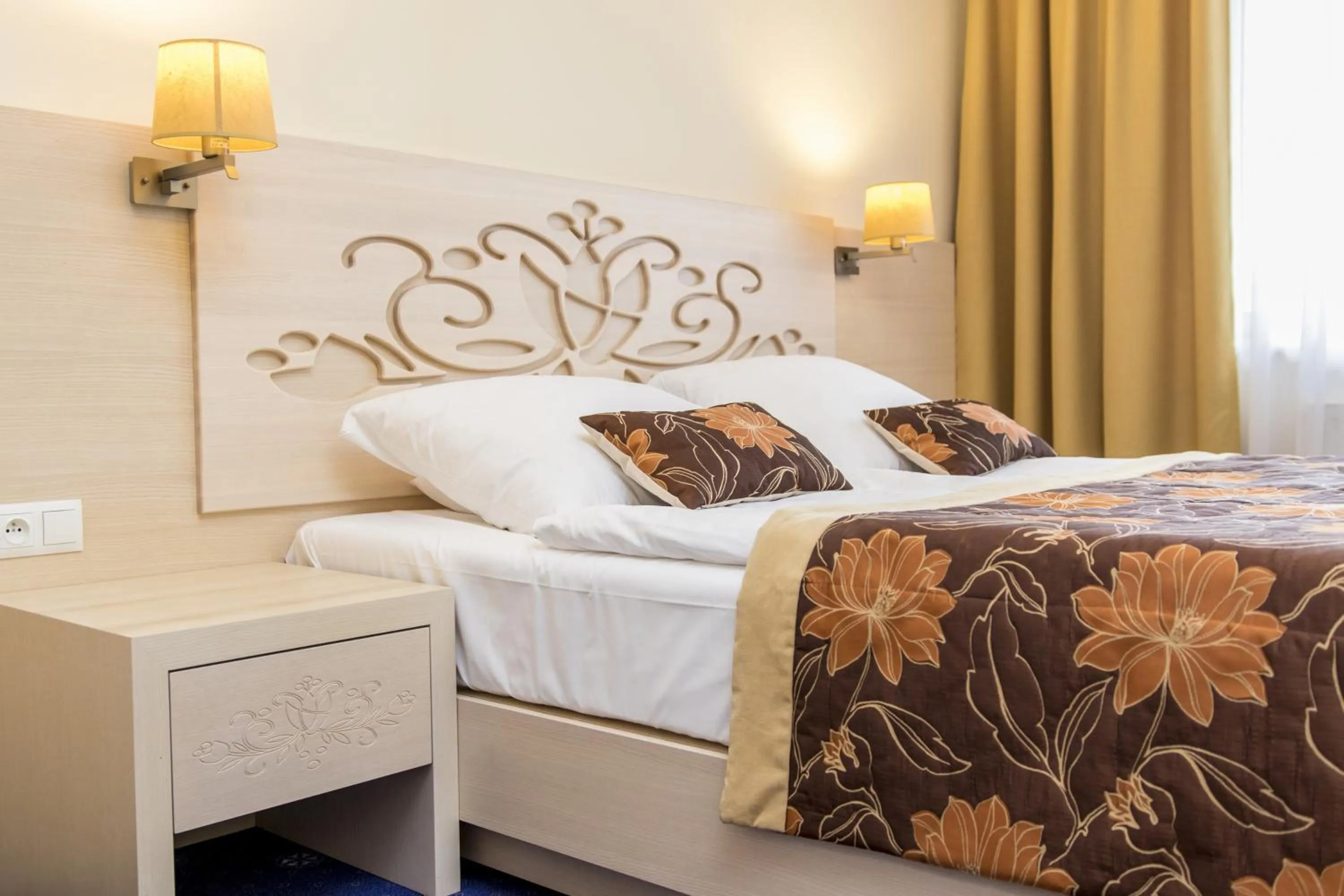 Bed in Hotel Toporów