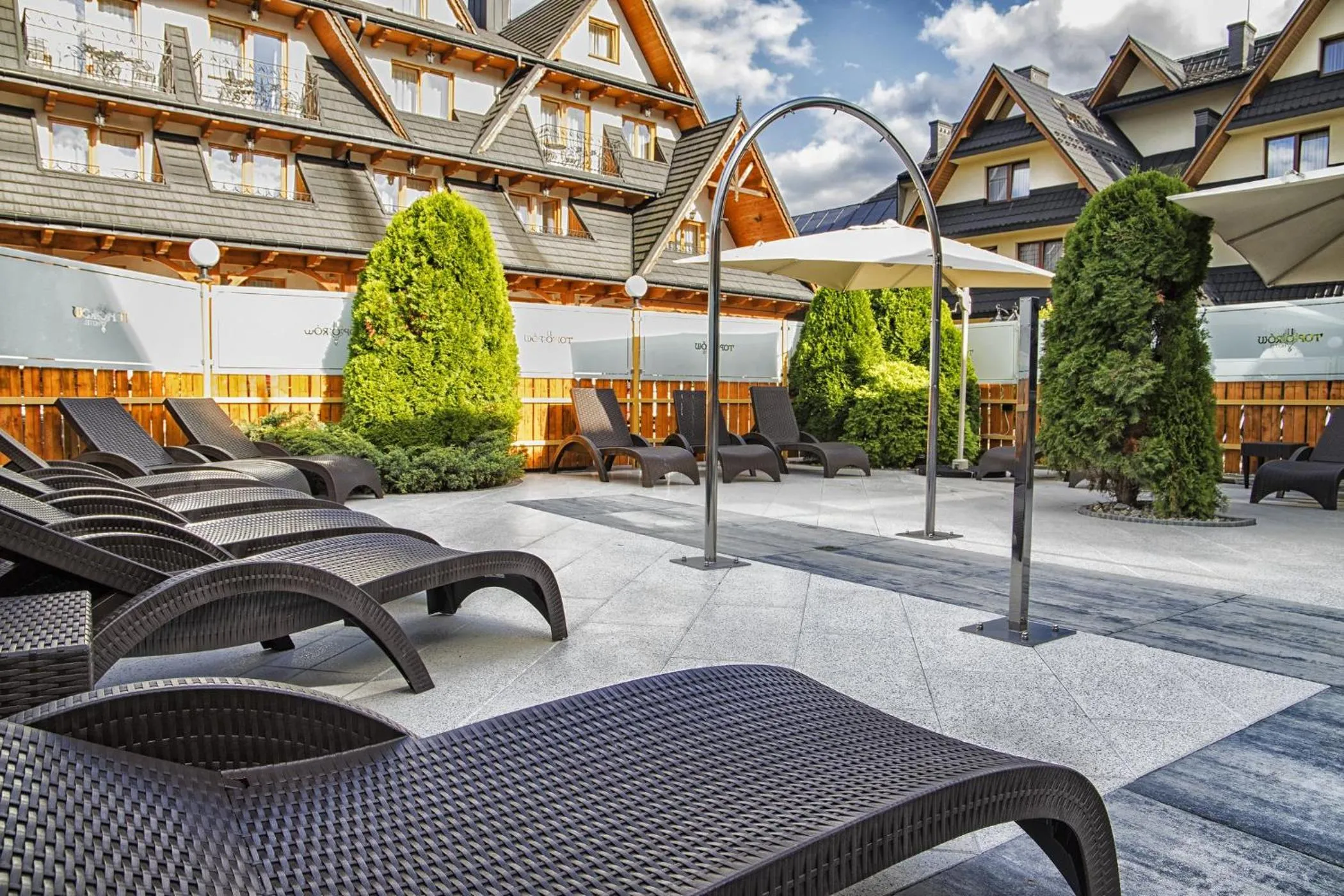 sunbed in Hotel Toporów