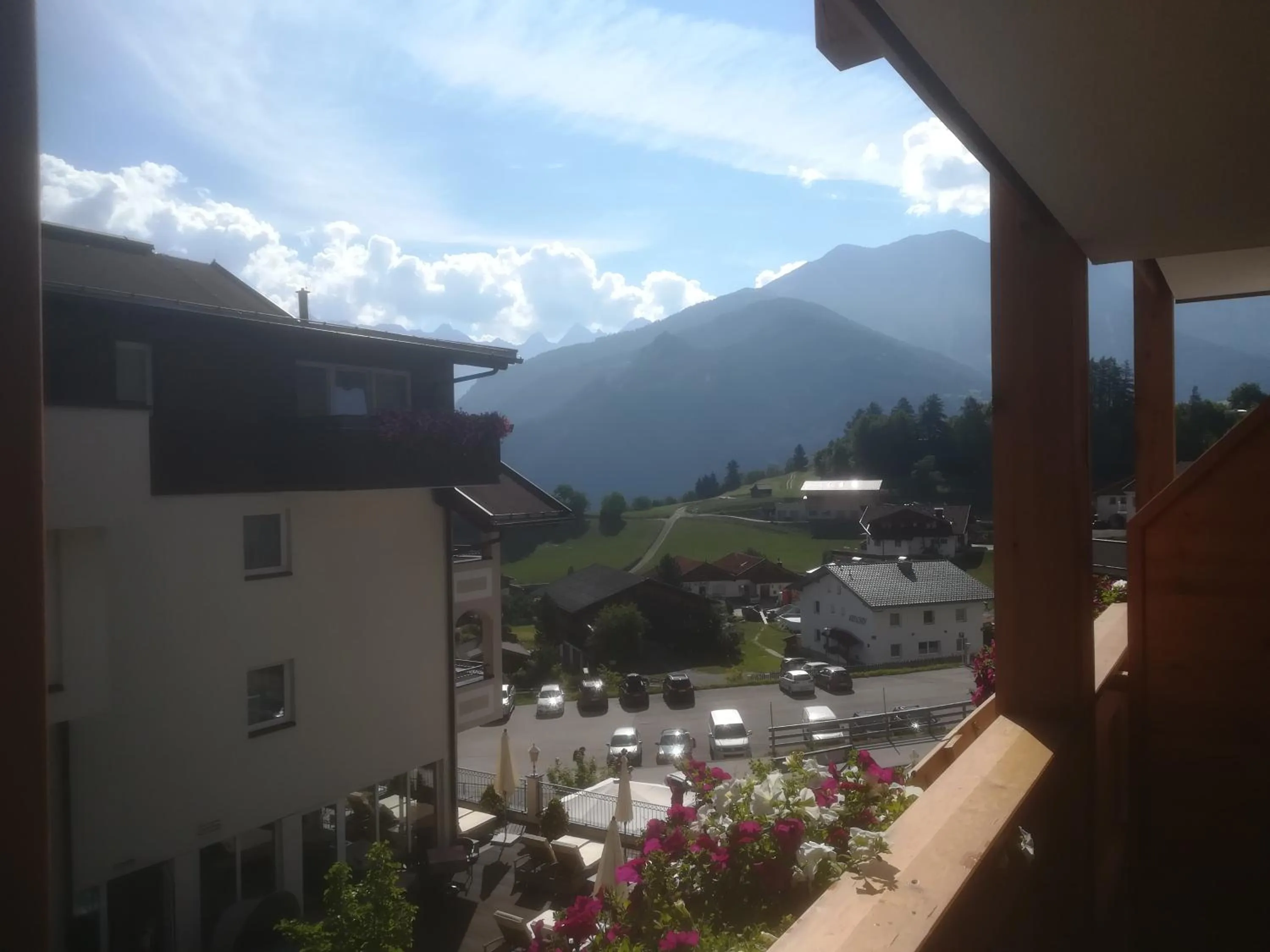 Balcony/Terrace in Hotel Sonnleiten