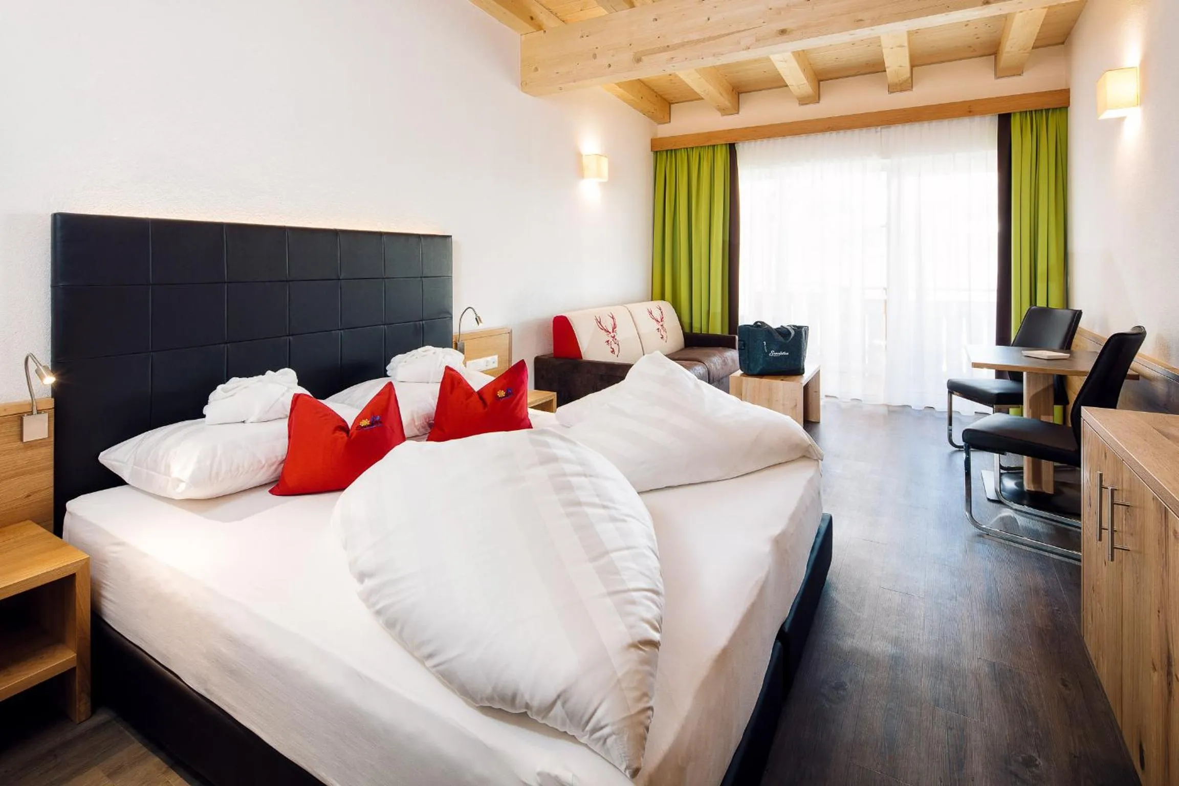 Photo of the whole room, Bed in Hotel Sonnleiten