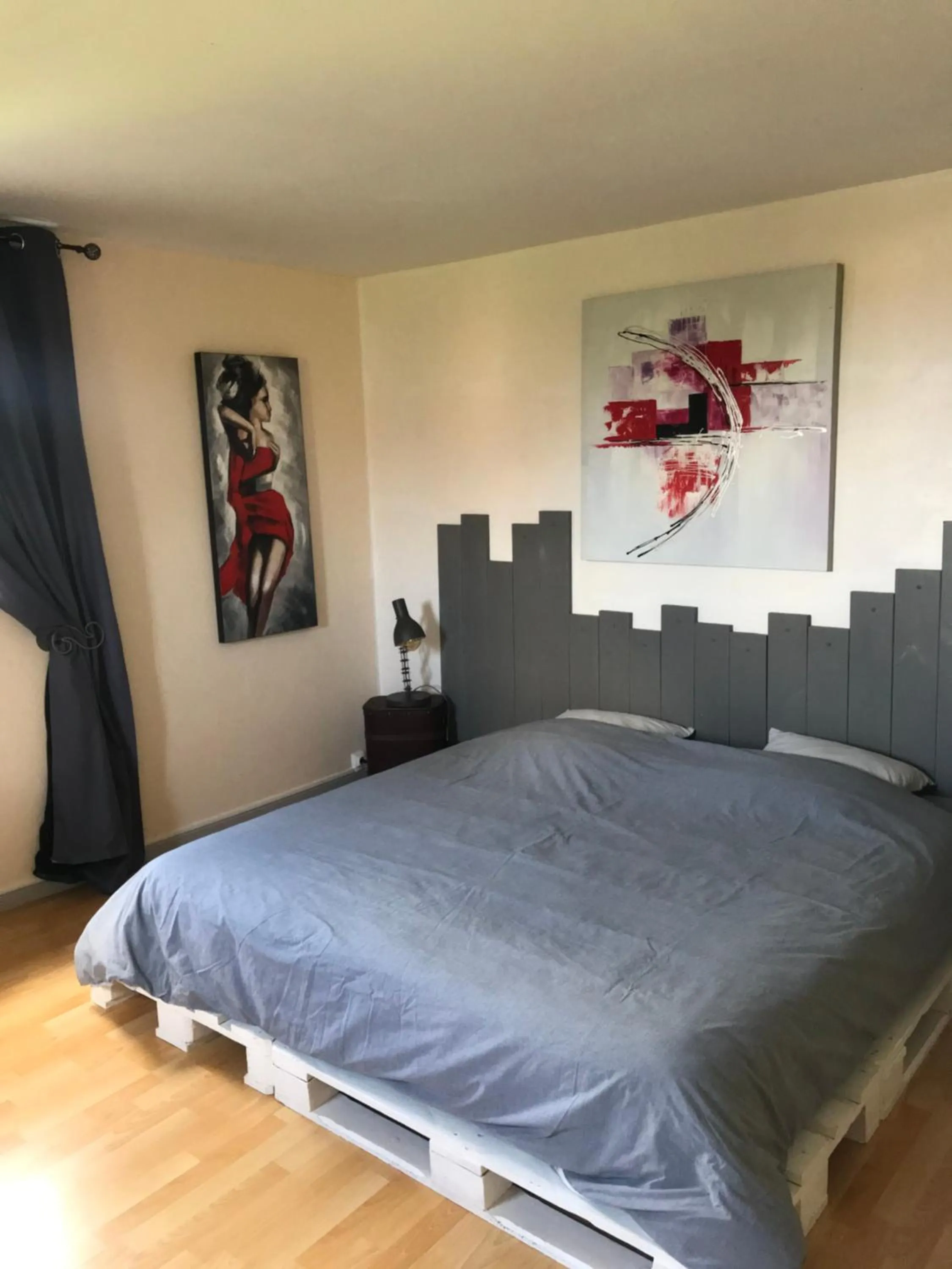 Bed in Chambre d'hôtes "COQUELICOT"