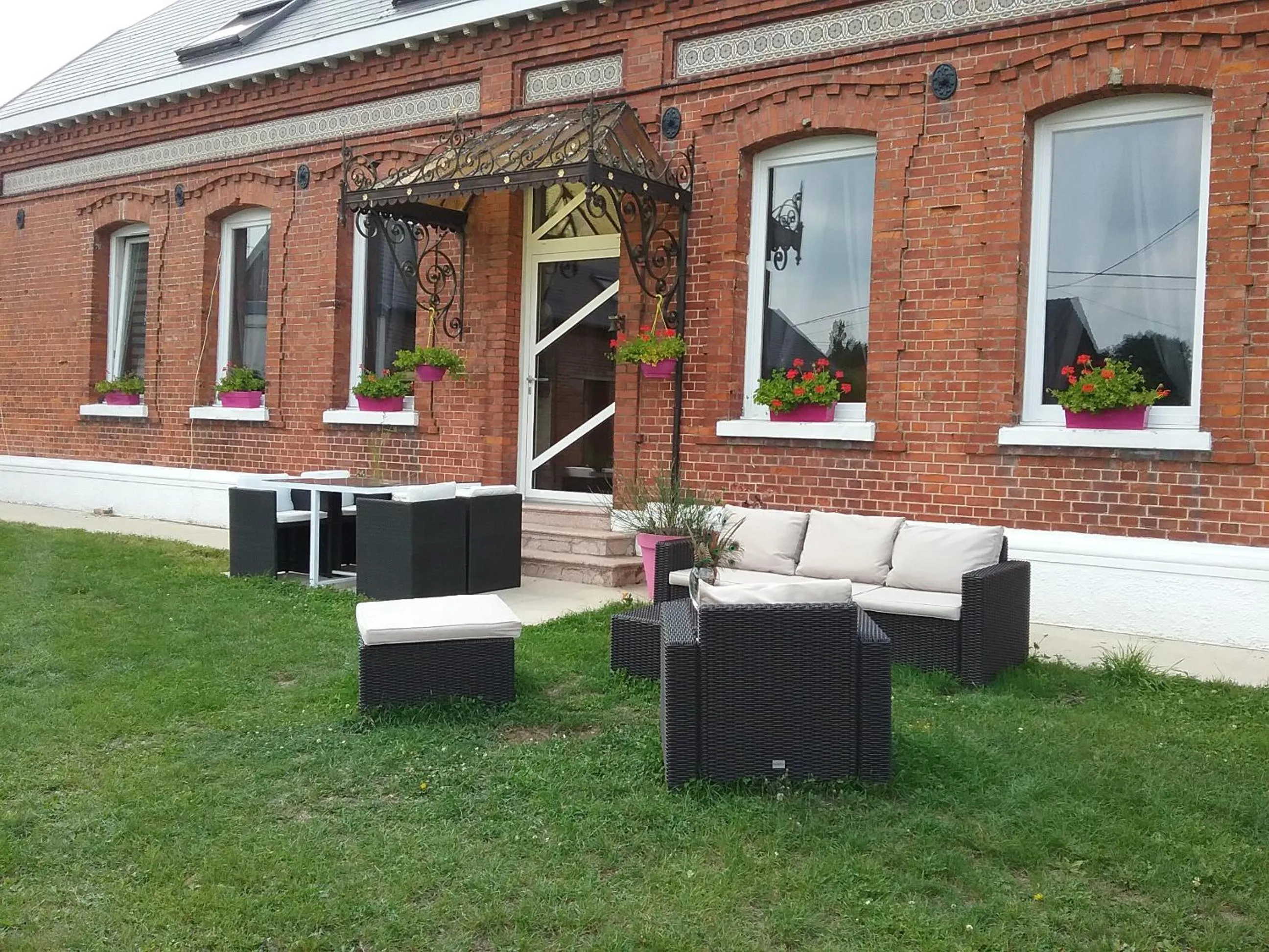 Patio in Chambre d'hôtes "COQUELICOT"