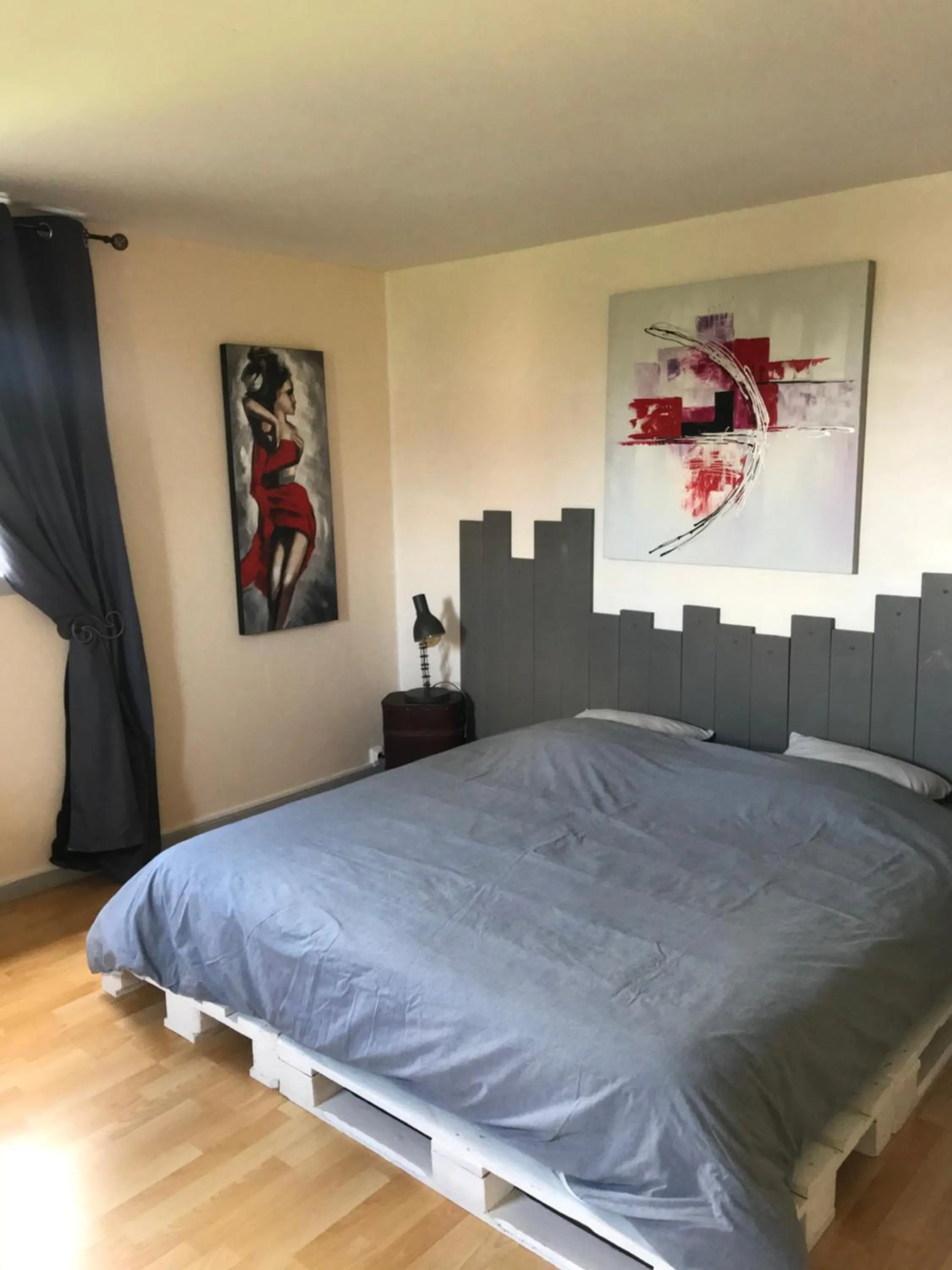 Bed in Chambre d'hôtes "COQUELICOT"