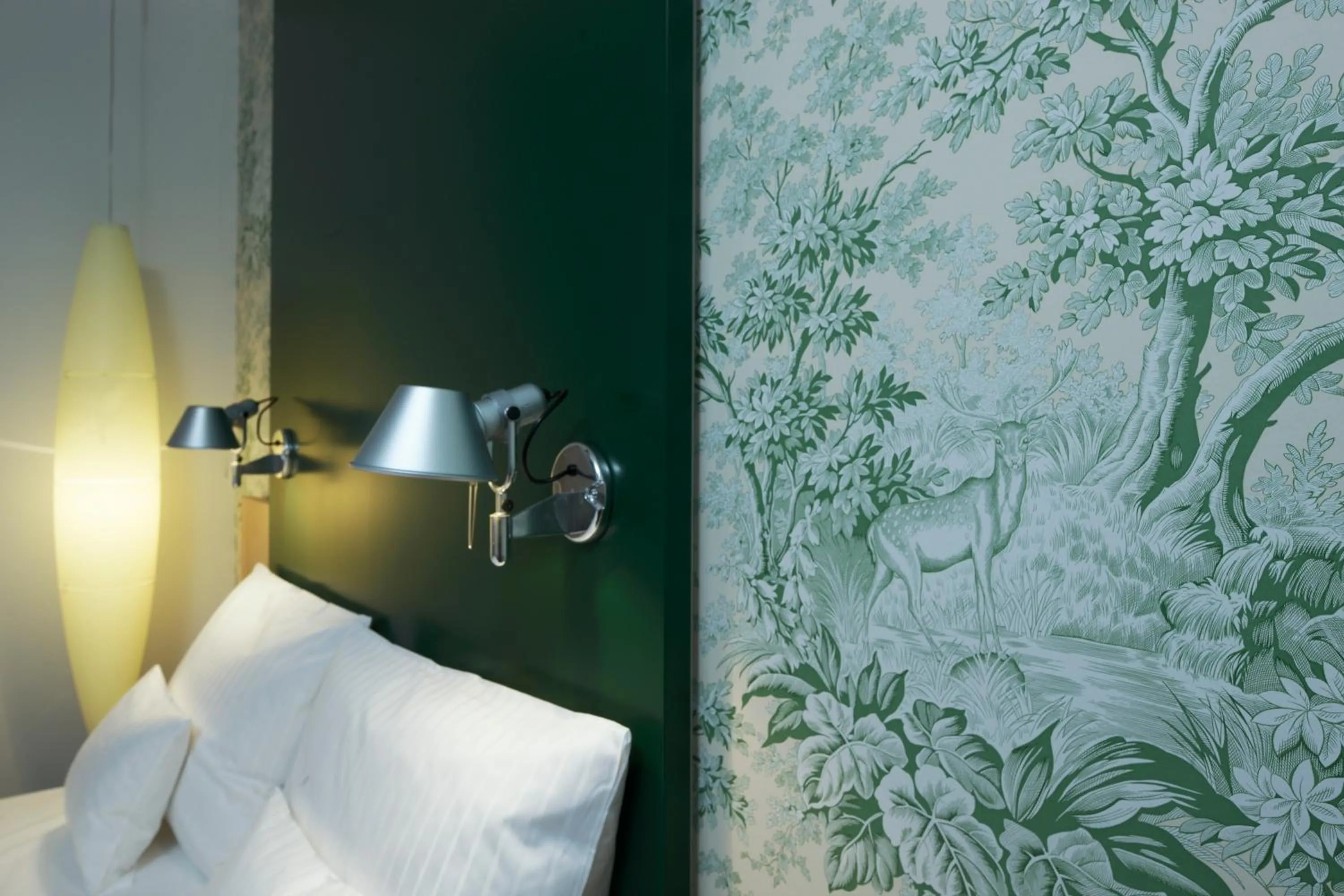 Decorative detail, Bed in Grimm's Berlin Mitte