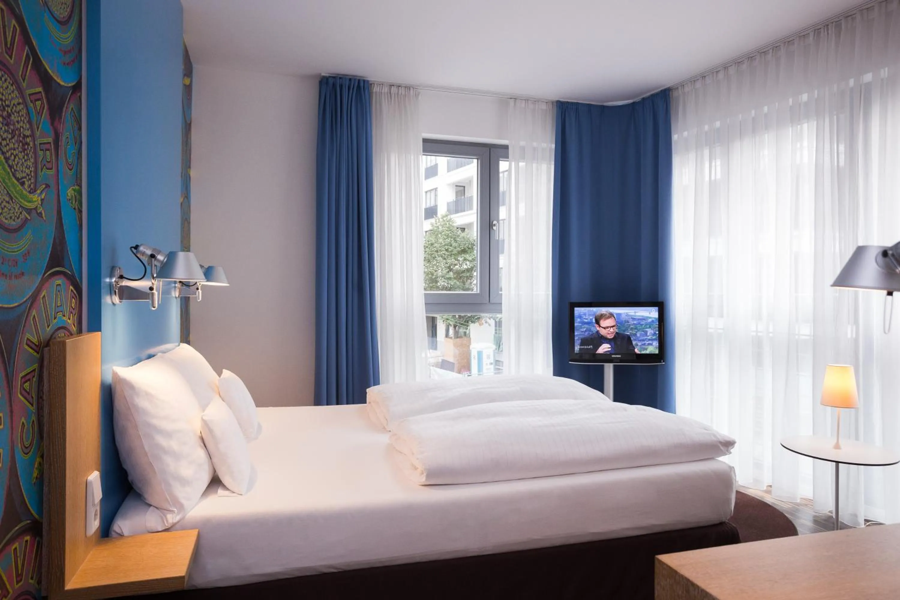 Bedroom, Bed in Grimm's Berlin Mitte