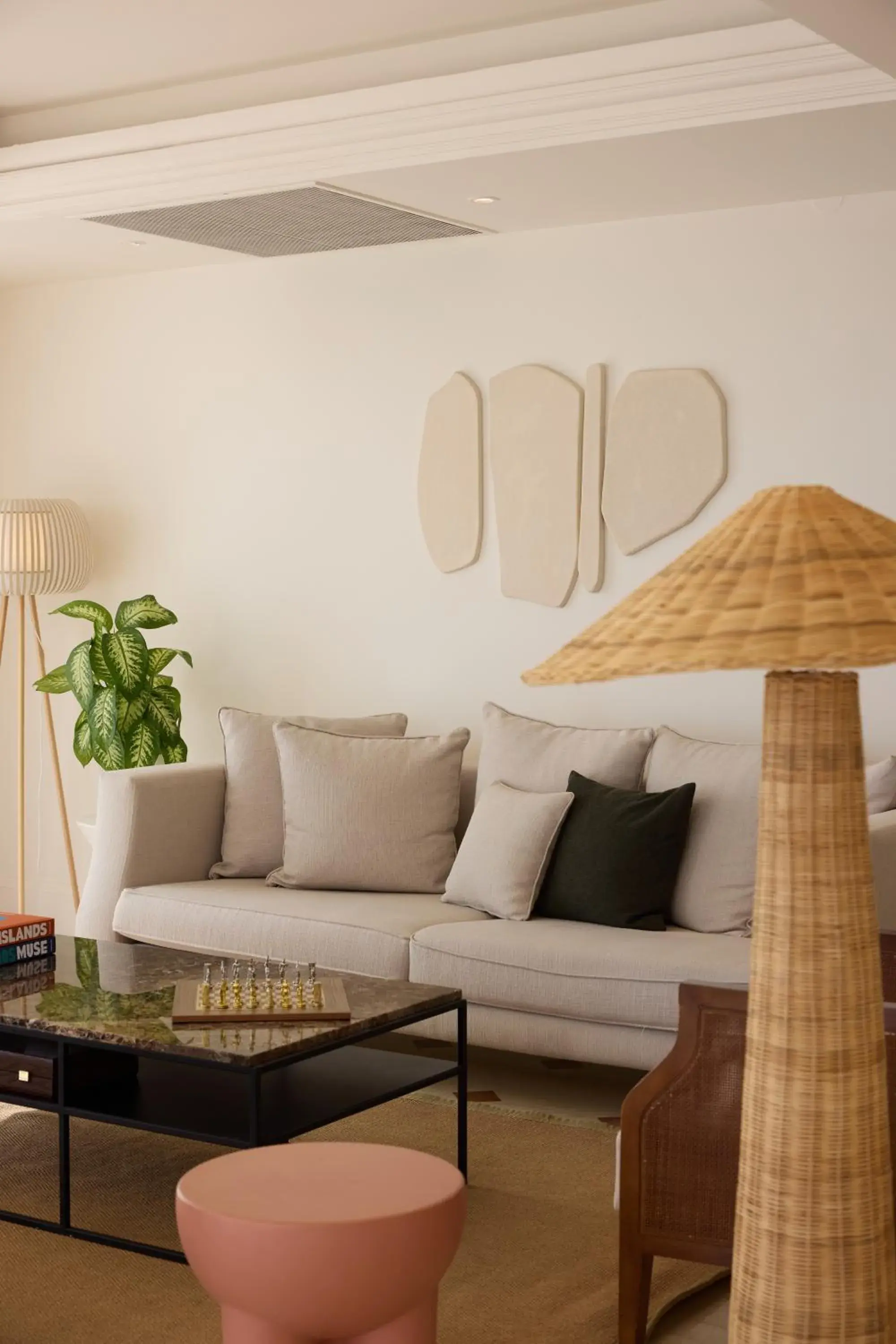 Living room in Elounda Gulf Villas by Sandglass Living room in Elounda Gulf Villas by Sandglass