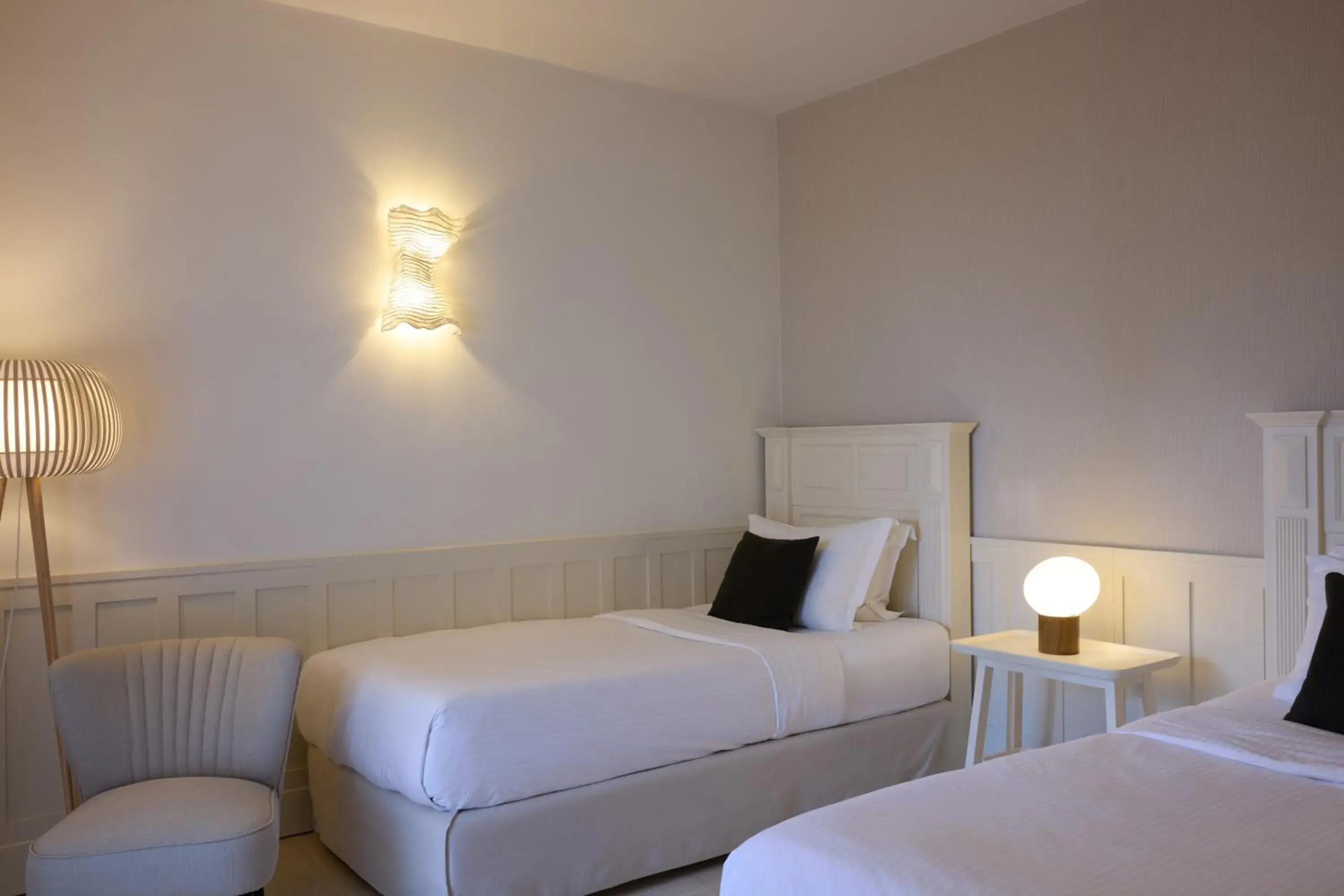 Bed in Elounda Gulf Villas by Sandglass Bed in Elounda Gulf Villas by Sandglass