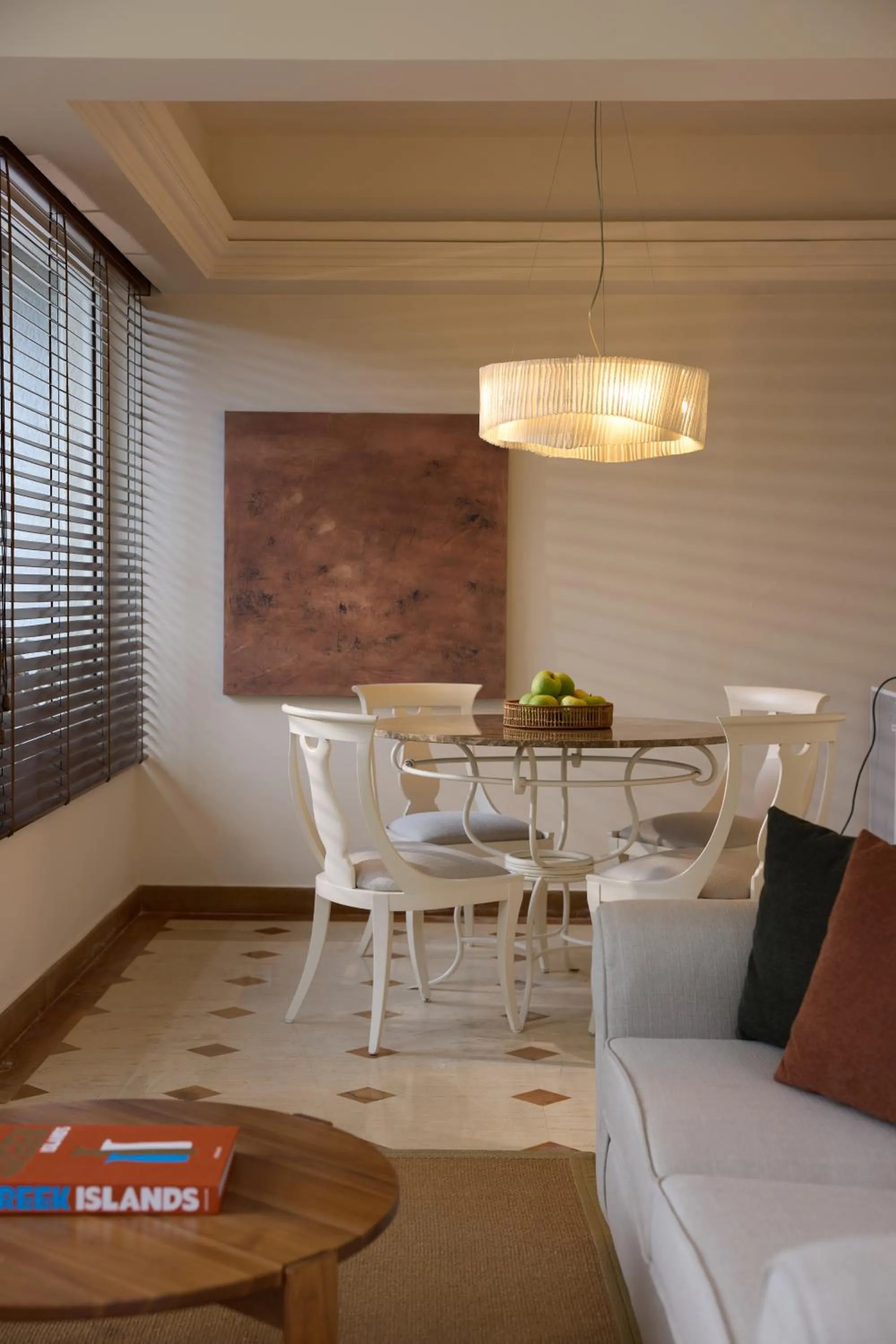 Dining area in Elounda Gulf Villas by Sandglass