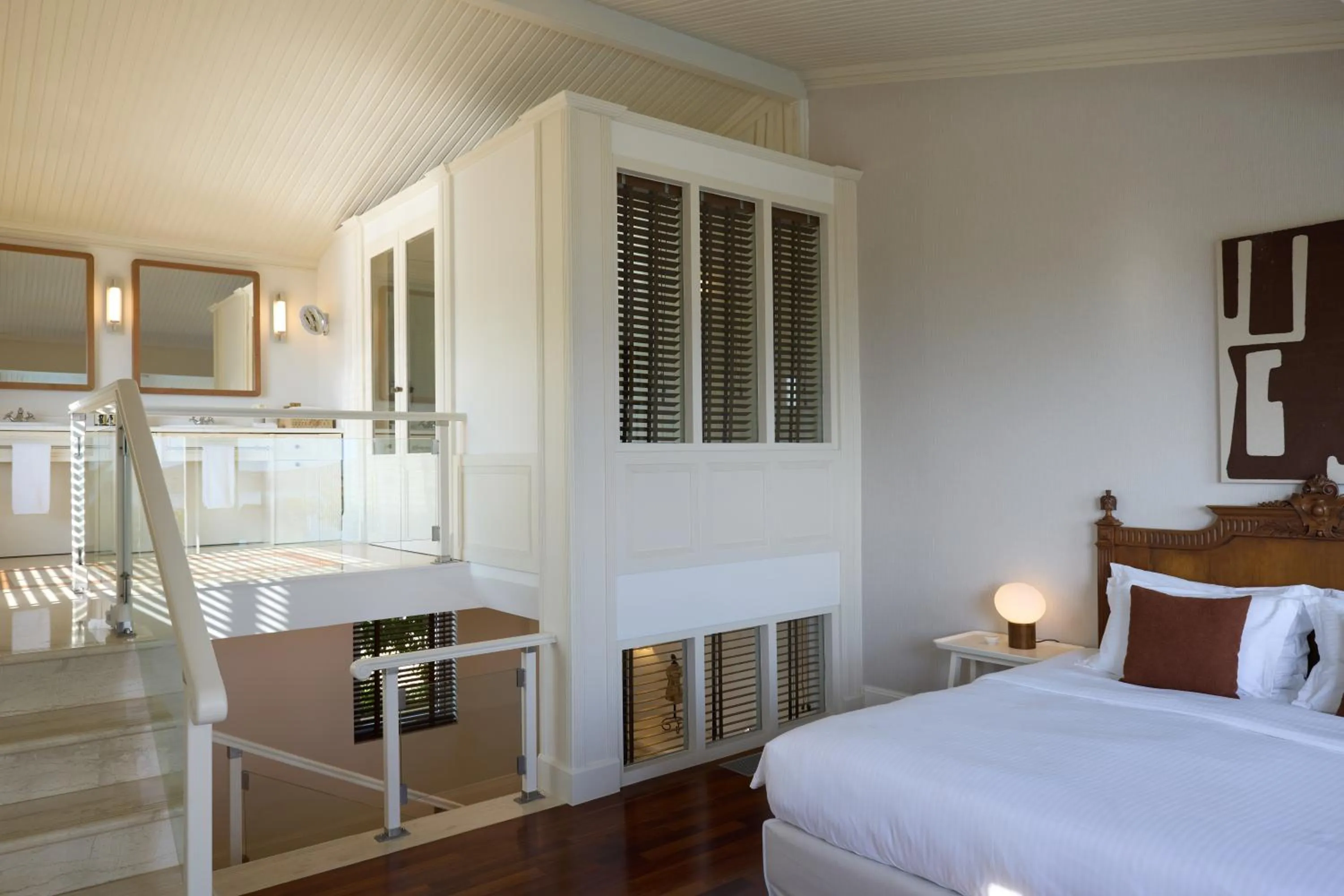 Photo of the whole room, Bed in Elounda Gulf Villas by Sandglass