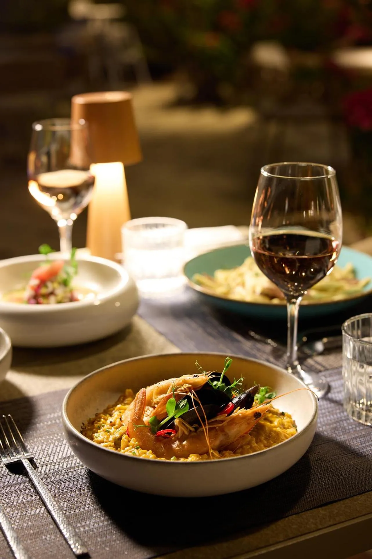 Food and drinks in Elounda Gulf Villas by Sandglass