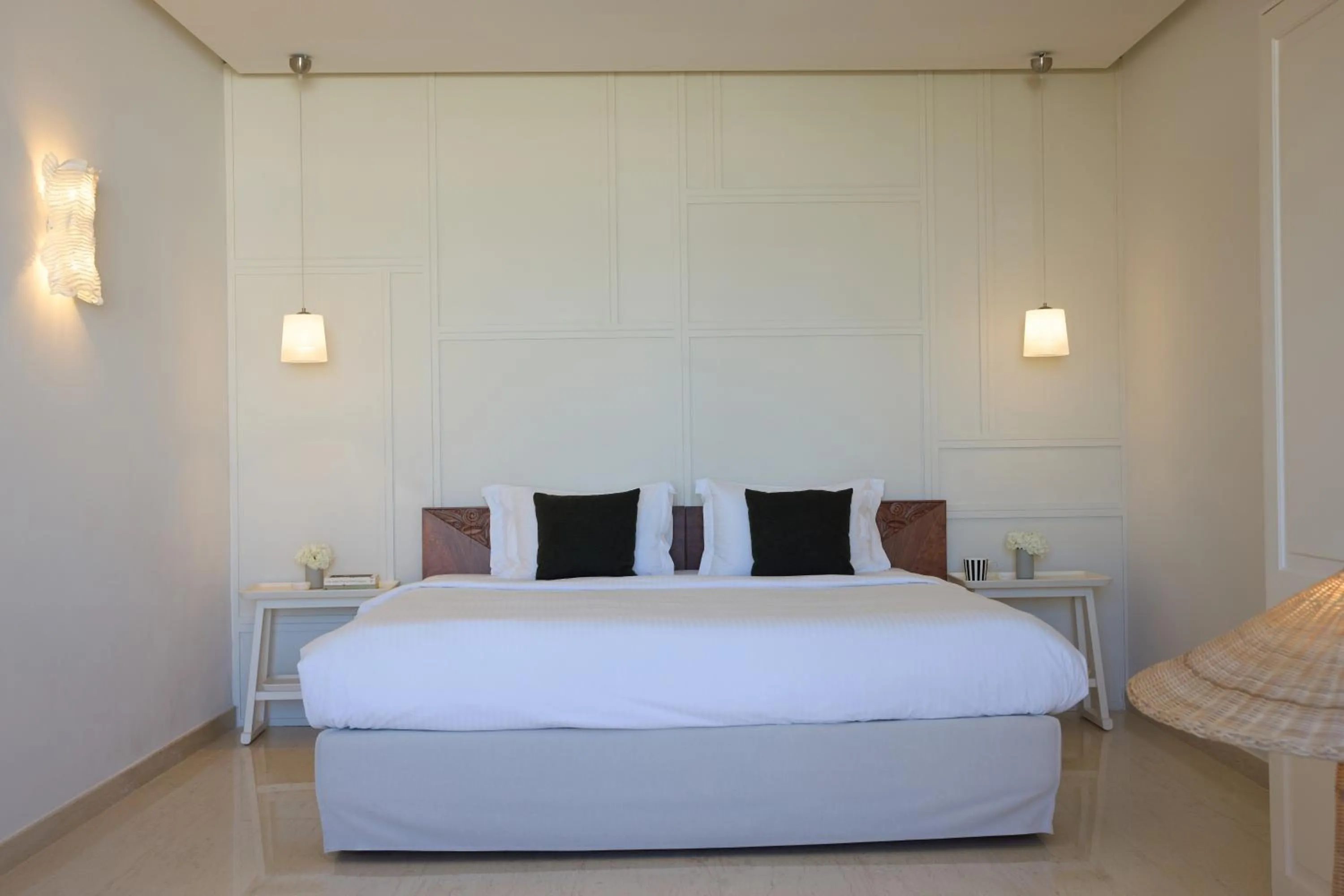 Bedroom, Bed in Elounda Gulf Villas by Sandglass