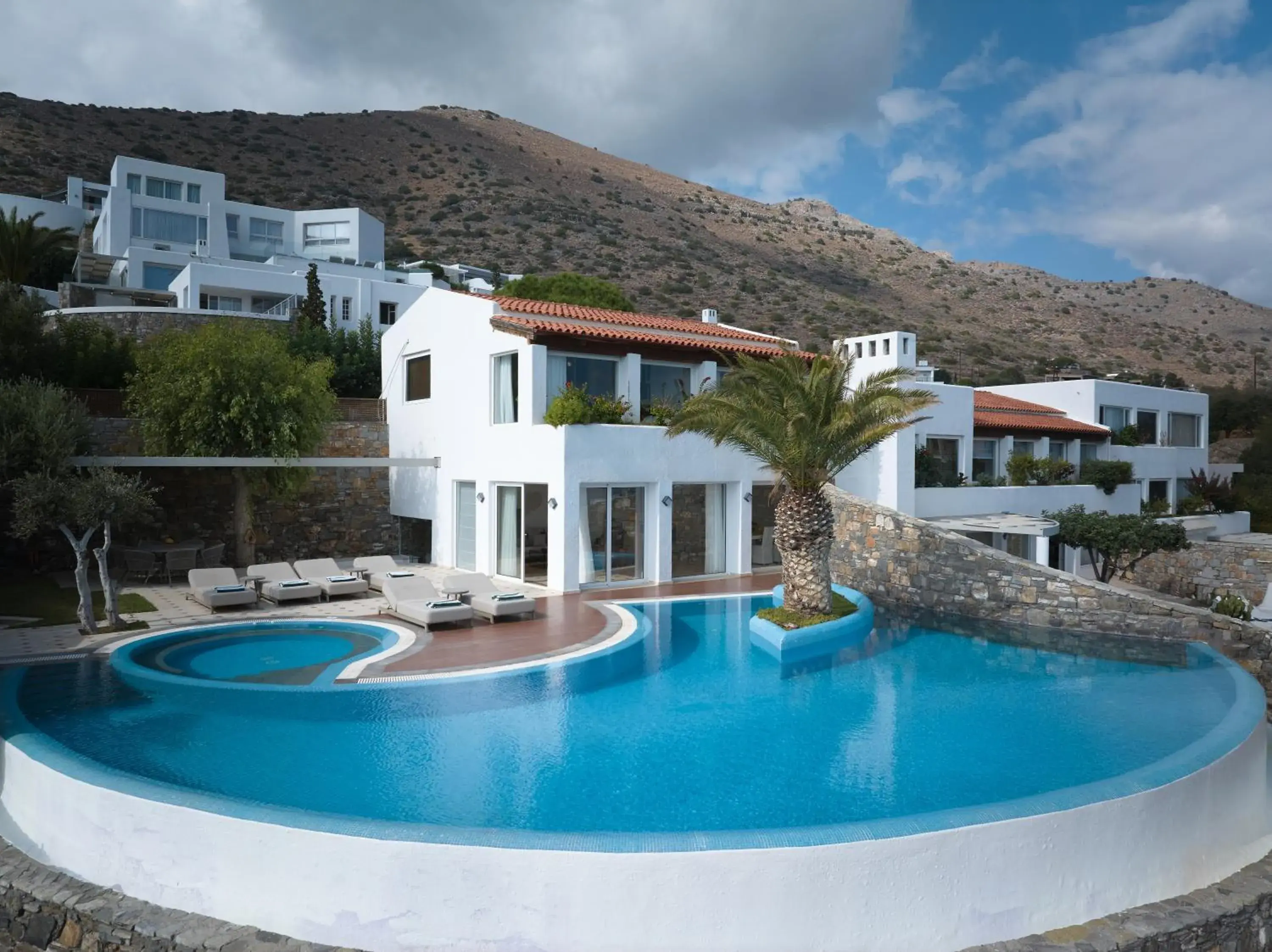 Property building in Elounda Gulf Villas by Sandglass Property building in Elounda Gulf Villas by Sandglass