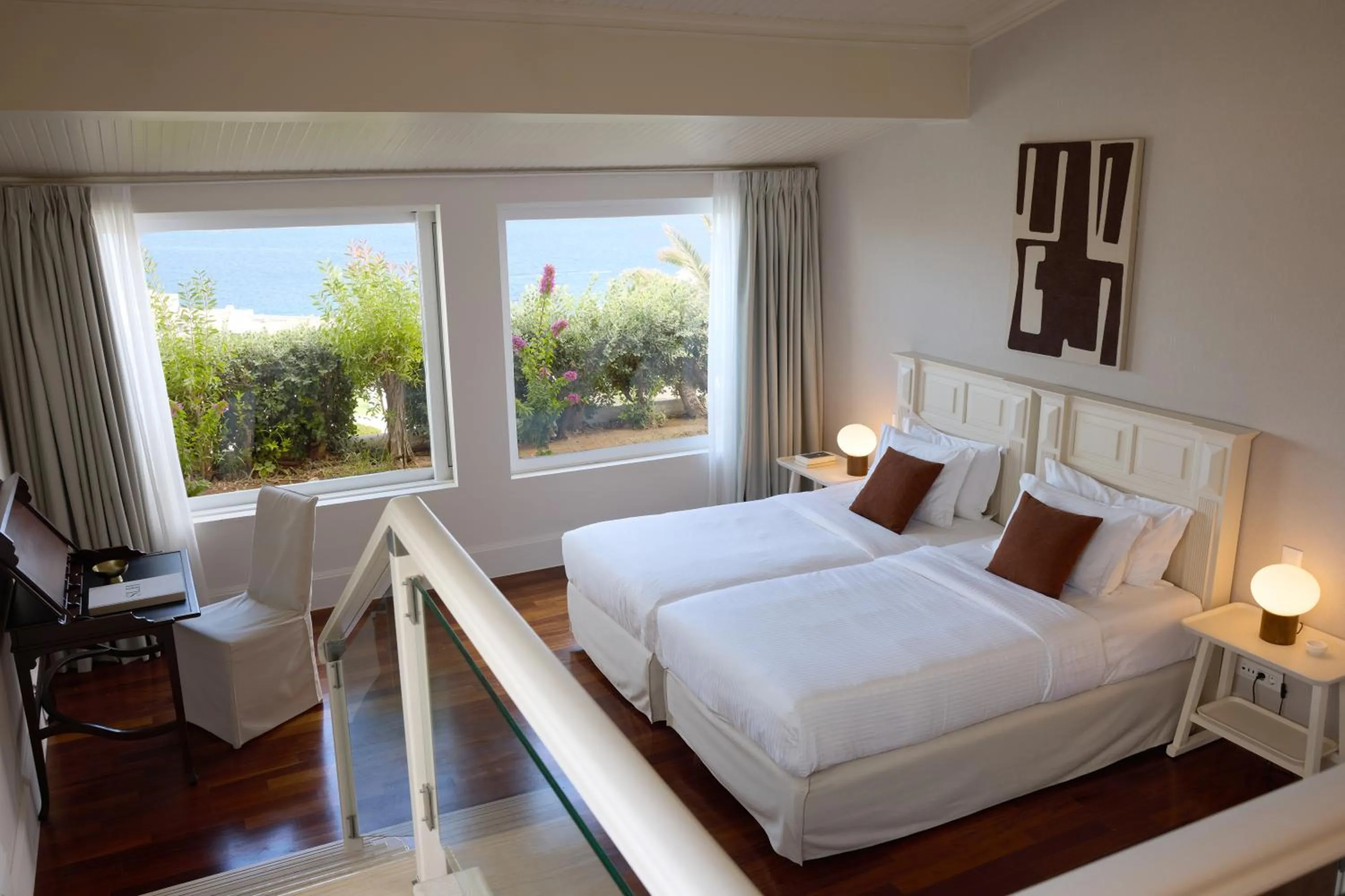 Bedroom, Bed in Elounda Gulf Villas by Sandglass