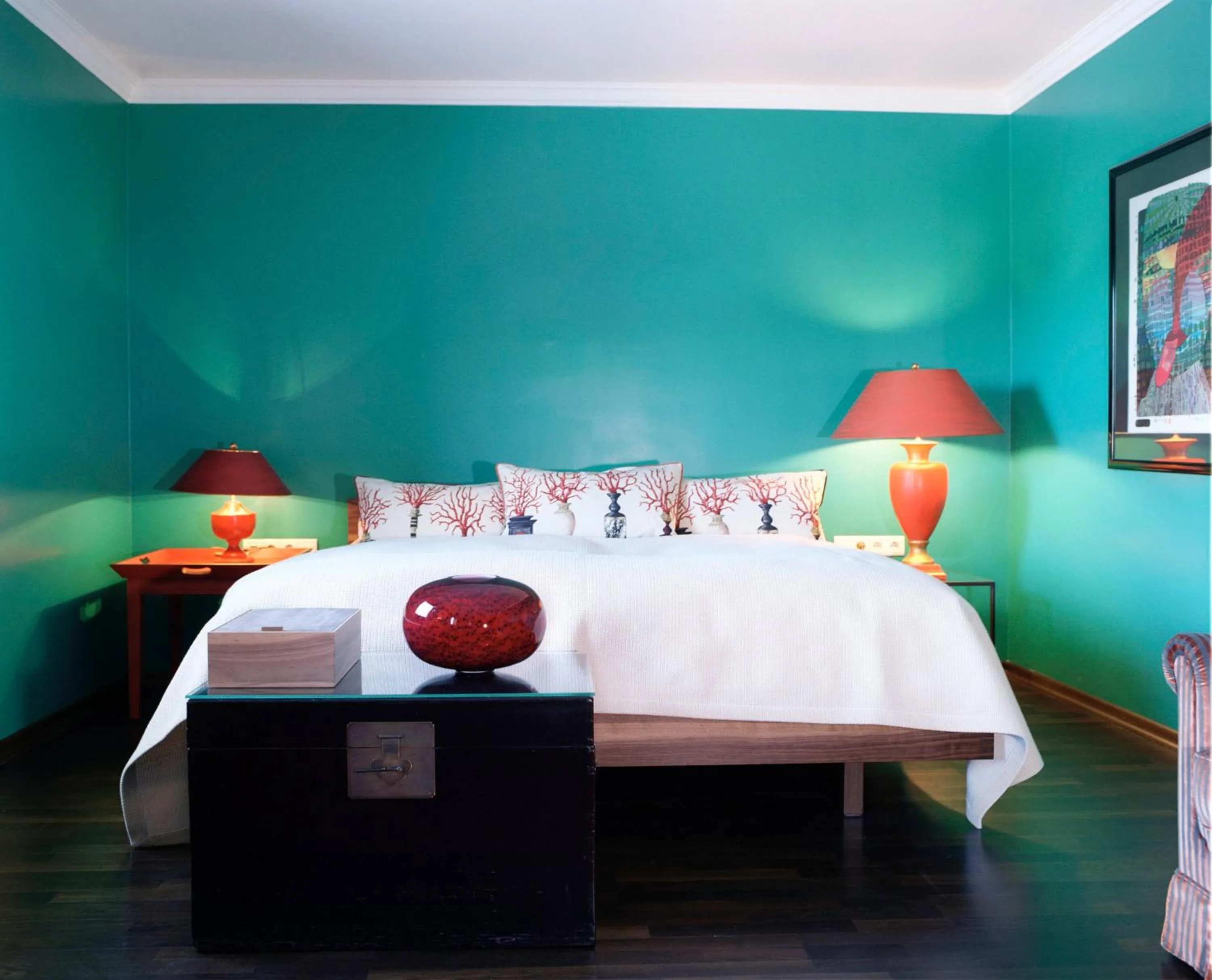 Bedroom, Bed in Kristiania Lech